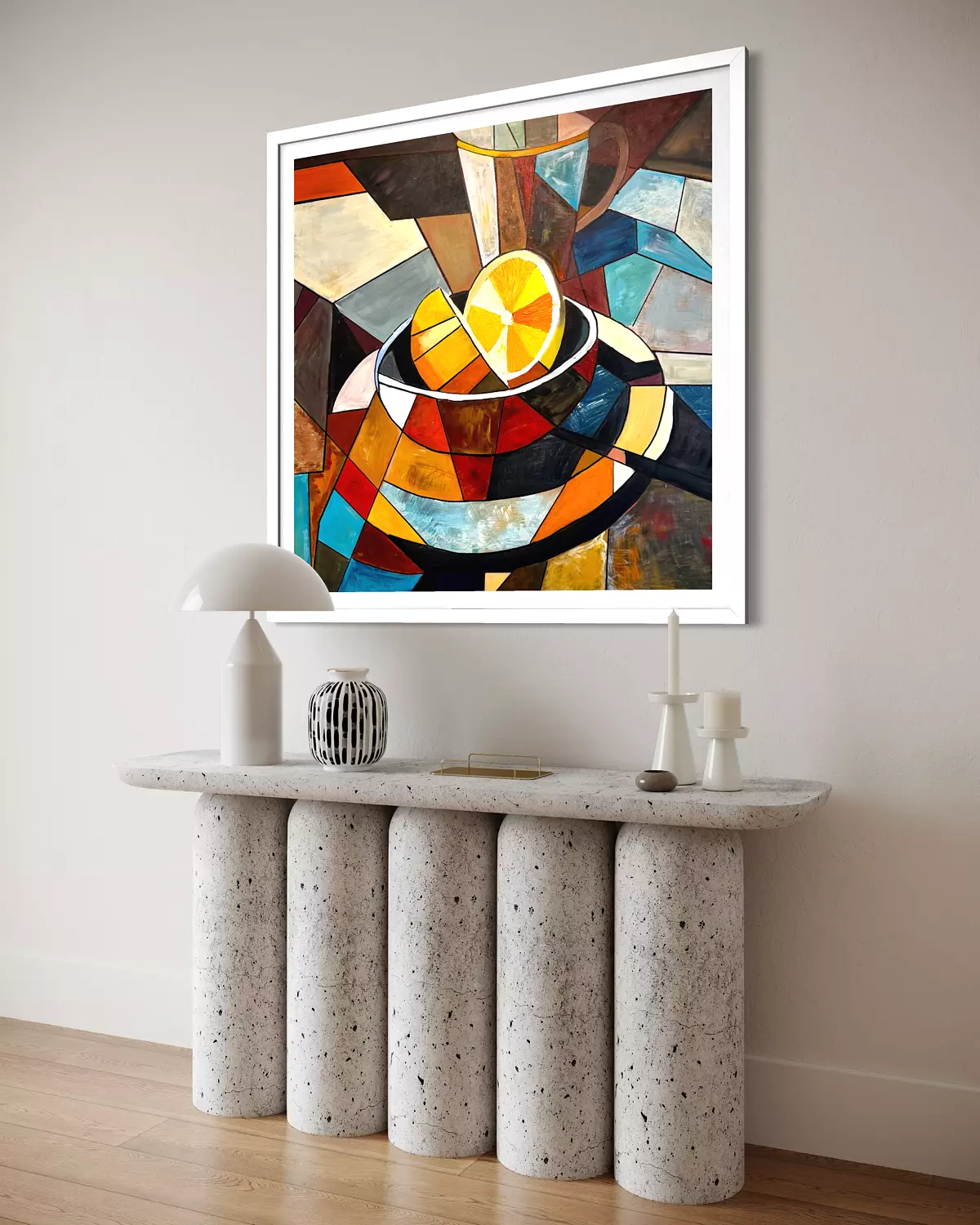 The orange plate  hover image