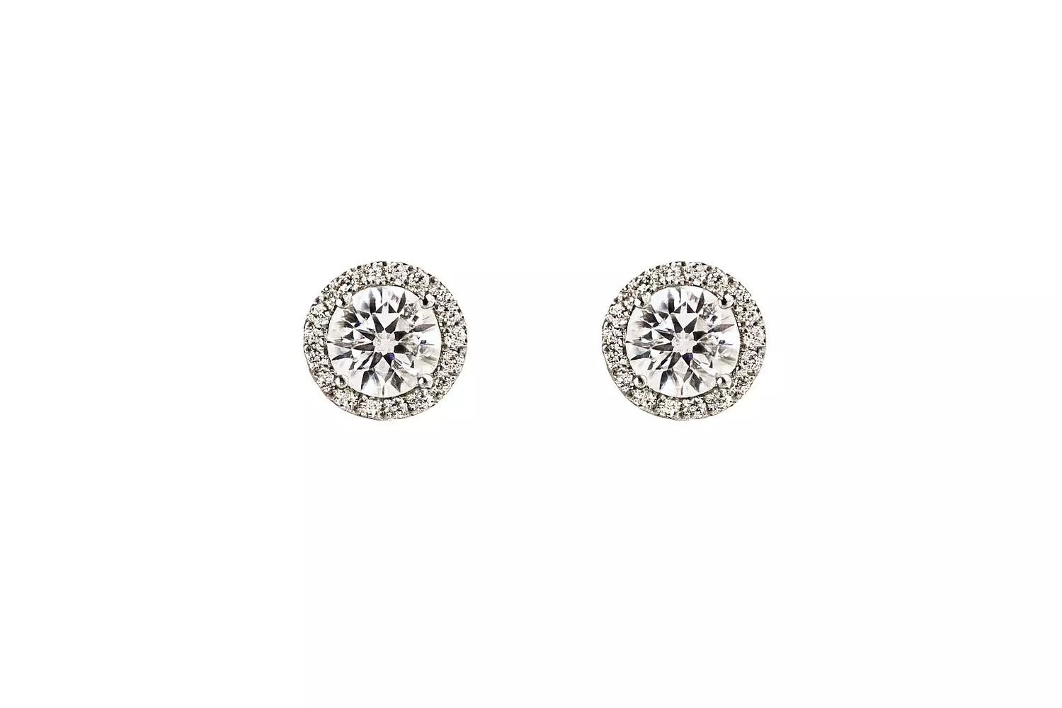 Silver Earrings Daimond image