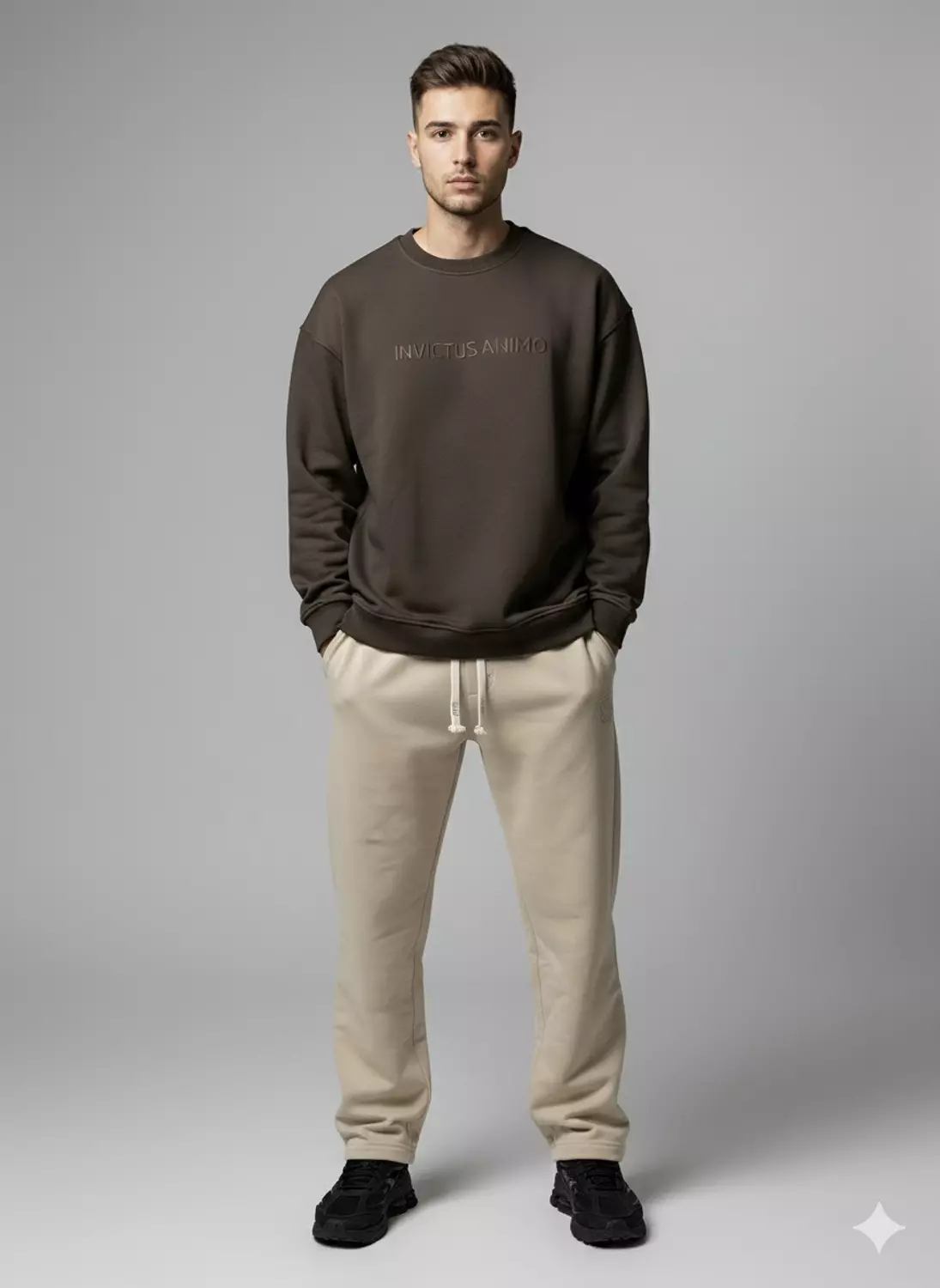 Premium Crewneck  _ Brown 2