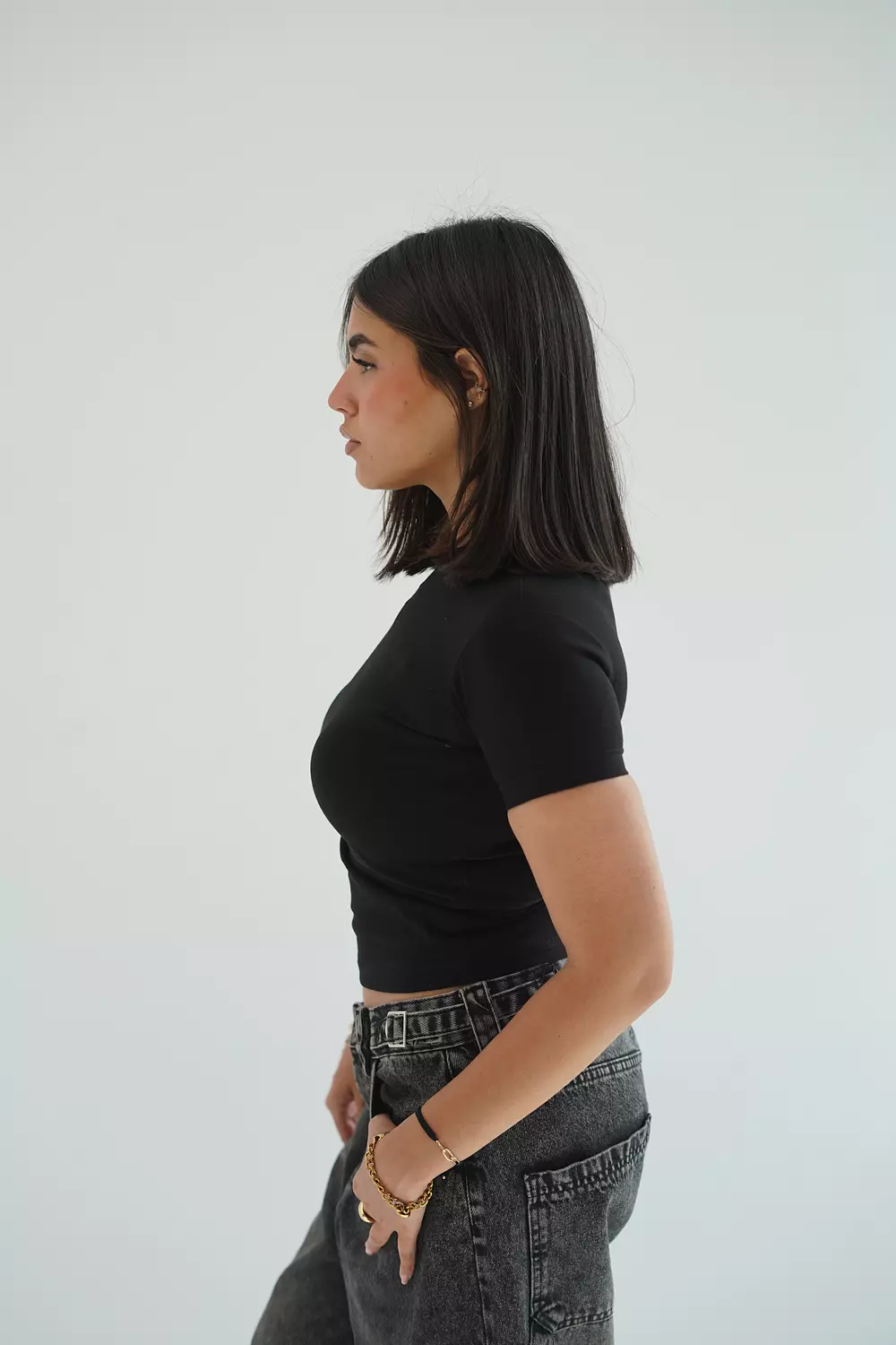 Black top with half sleeve-2nd-img