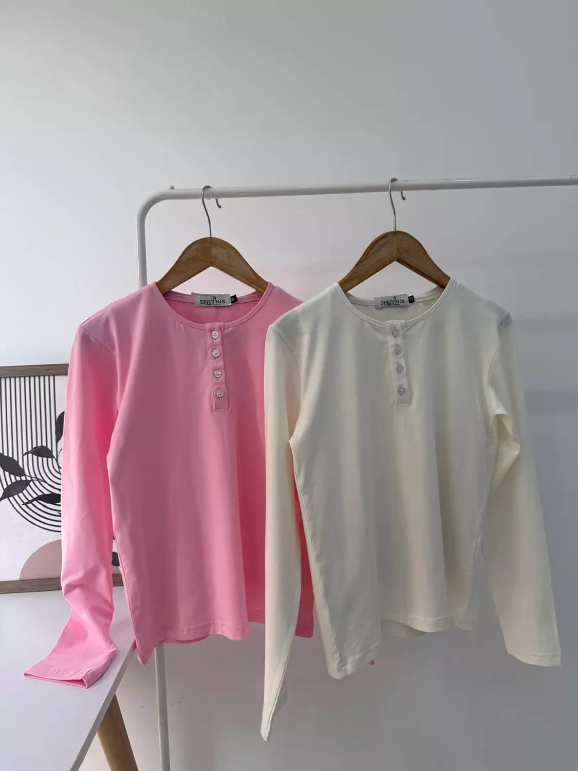 Basic top long sleeve half bottom 5