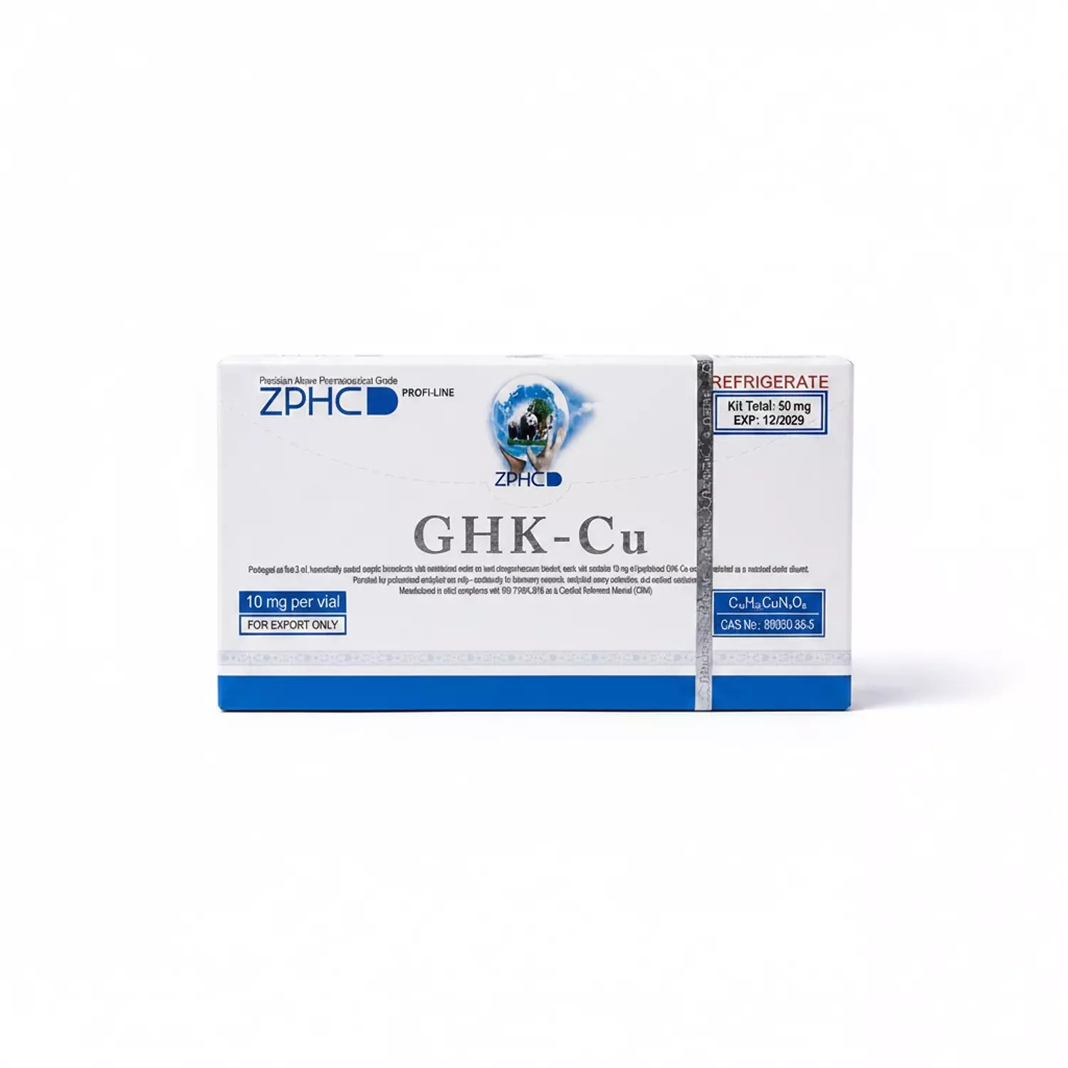 GHK-Cu ZPHC 50mg Original | High Purity Copper Peptide for Skin & Hair image