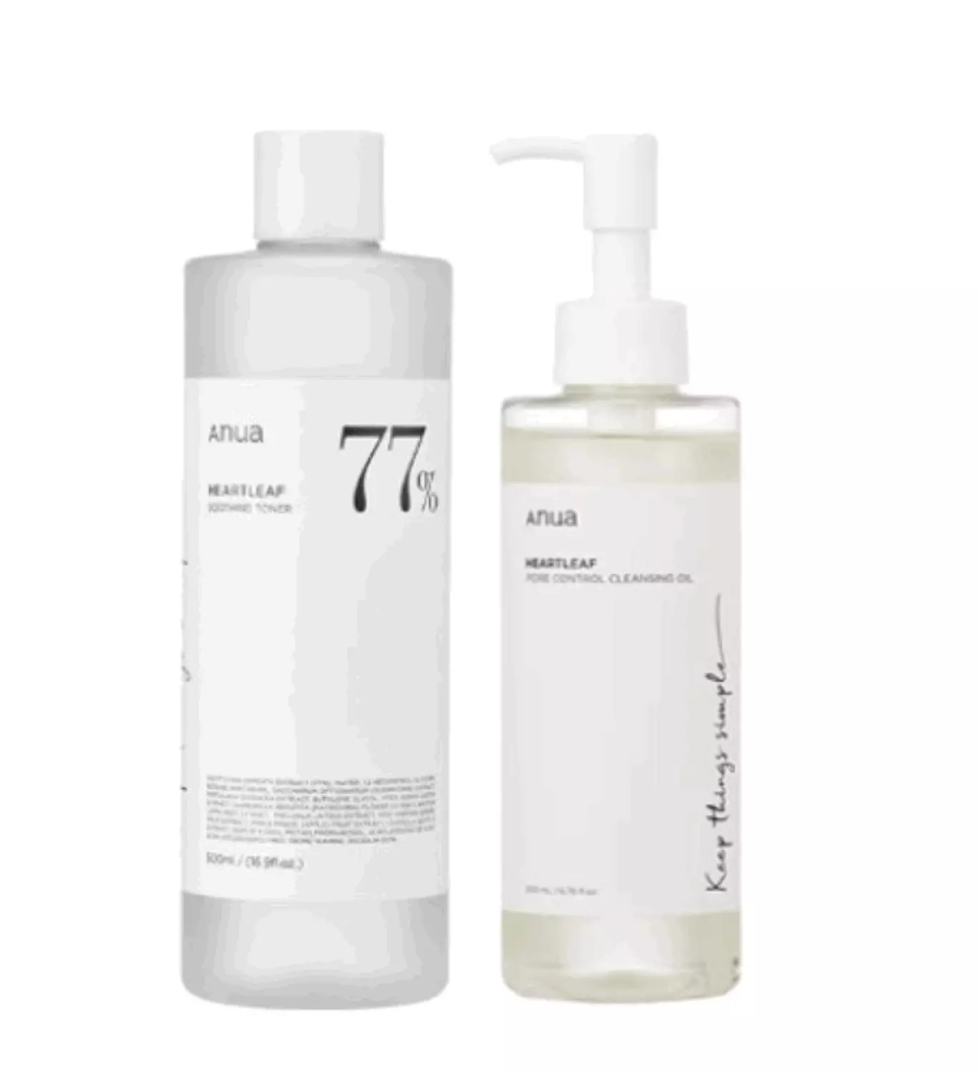 Anua Heartleaf Toner + Cleansing Oil Set image
