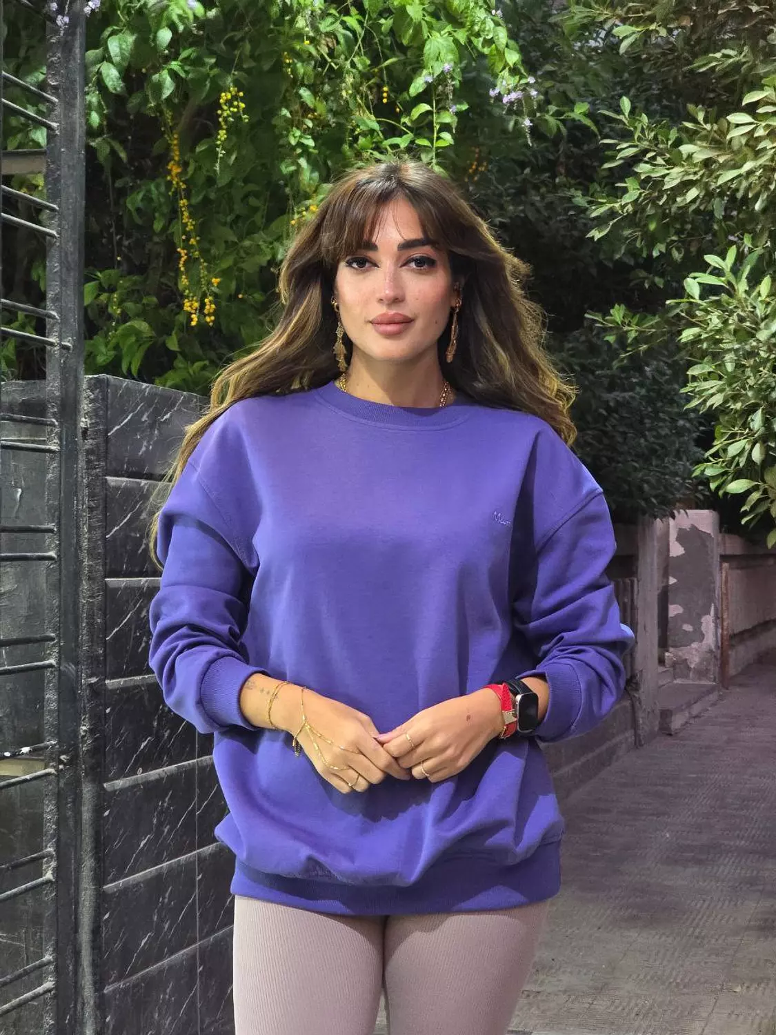 Massimo Dutti Indigo blue sweater 2