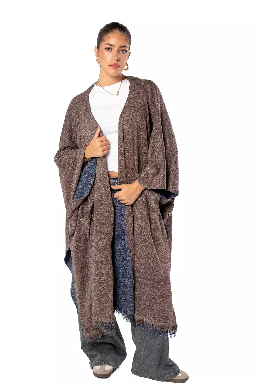 Haven Double Face Poncho 10