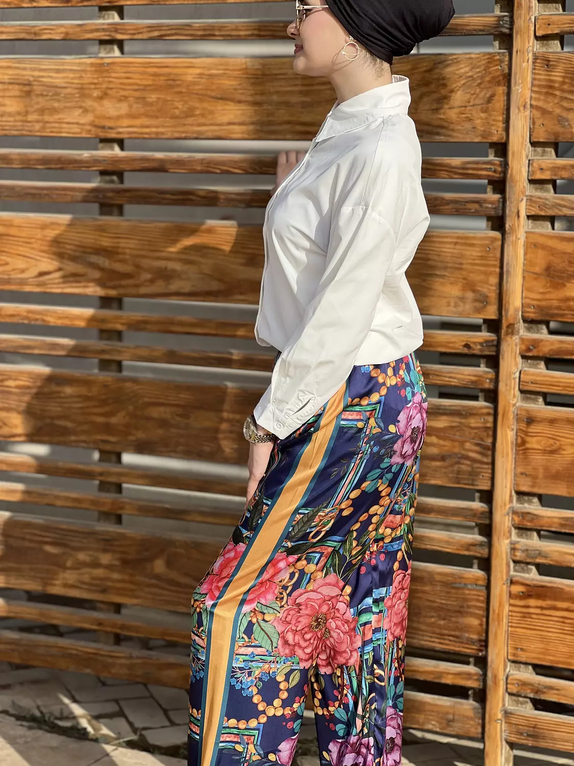 fancy blue pants