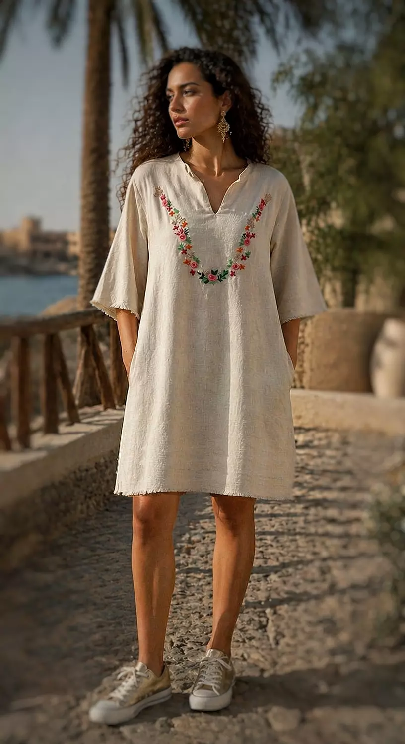 Collar Floral  Dress  6