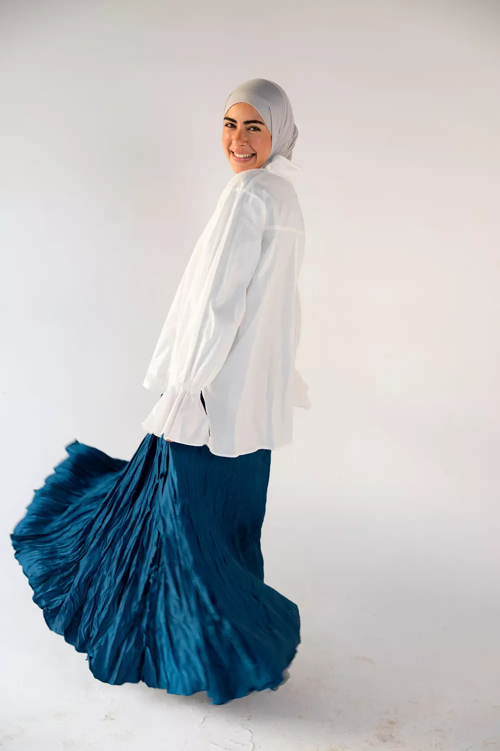 Sofia Skirt in Turquoise 6