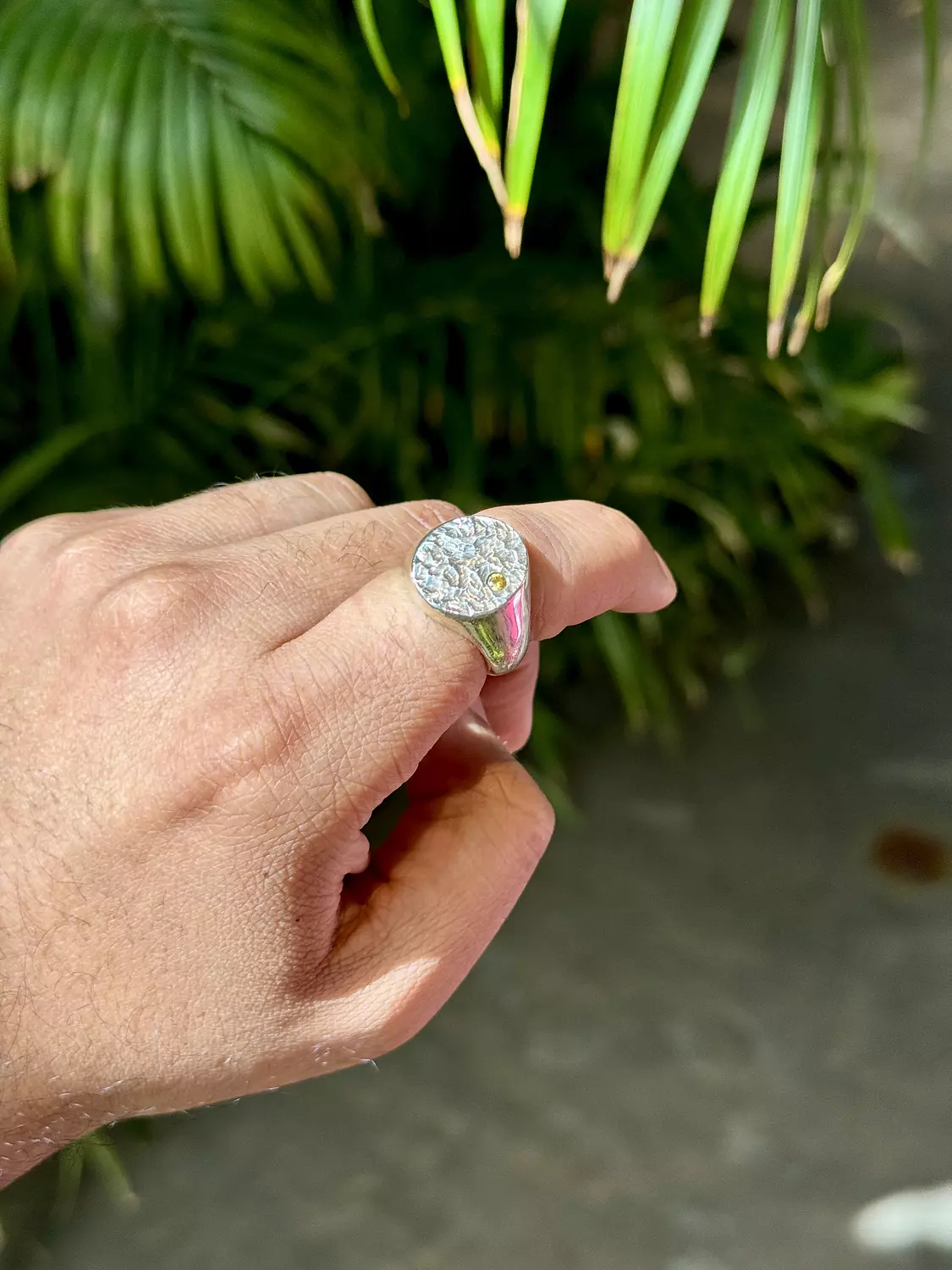 Citrine Kiss Ring image