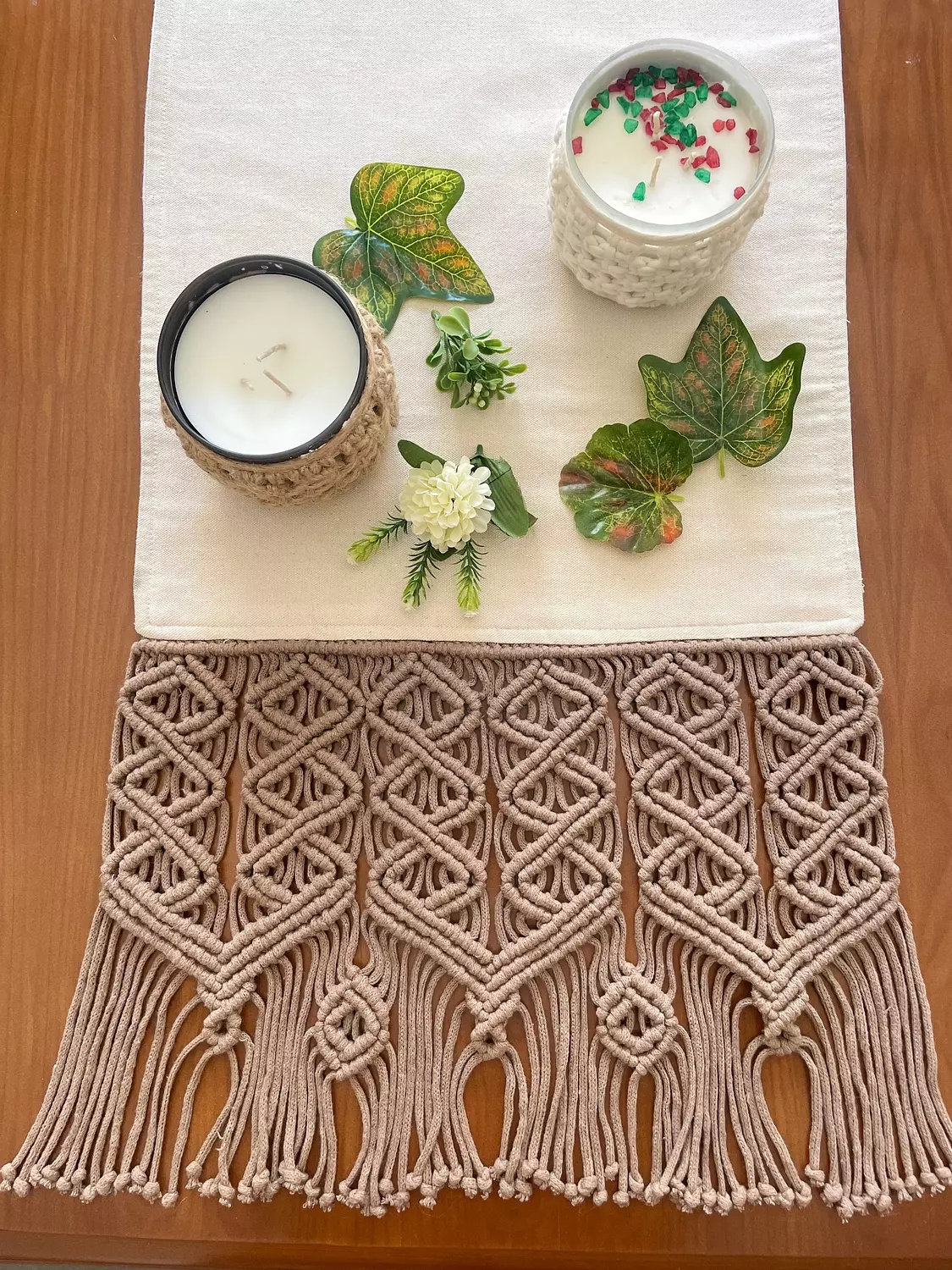 Cotton Macrame Granada Runner  6