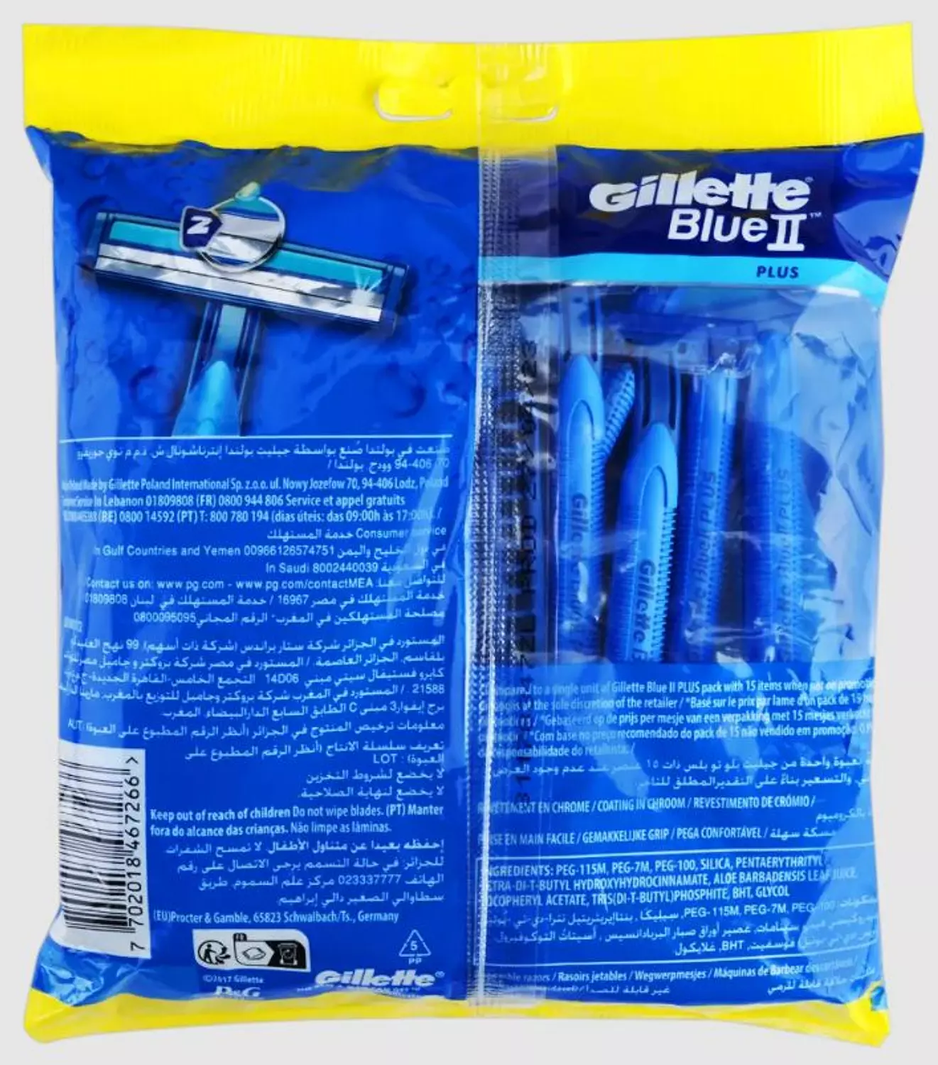 OFFER - GILLETTE BLUE 2 PLUS 15+5 FREE 1