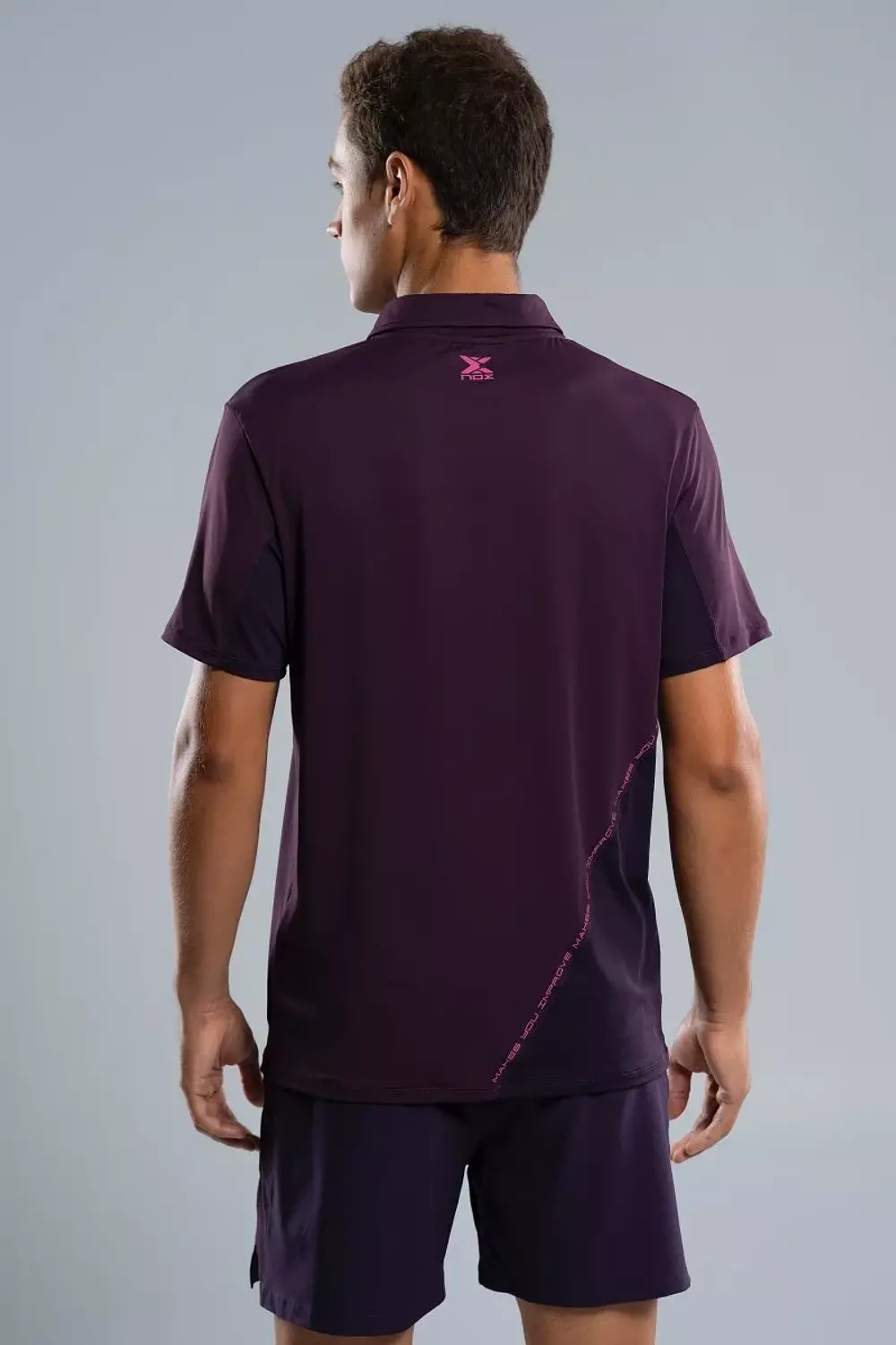 Nox PRO Deep Purple Polo Shirt - Man 2