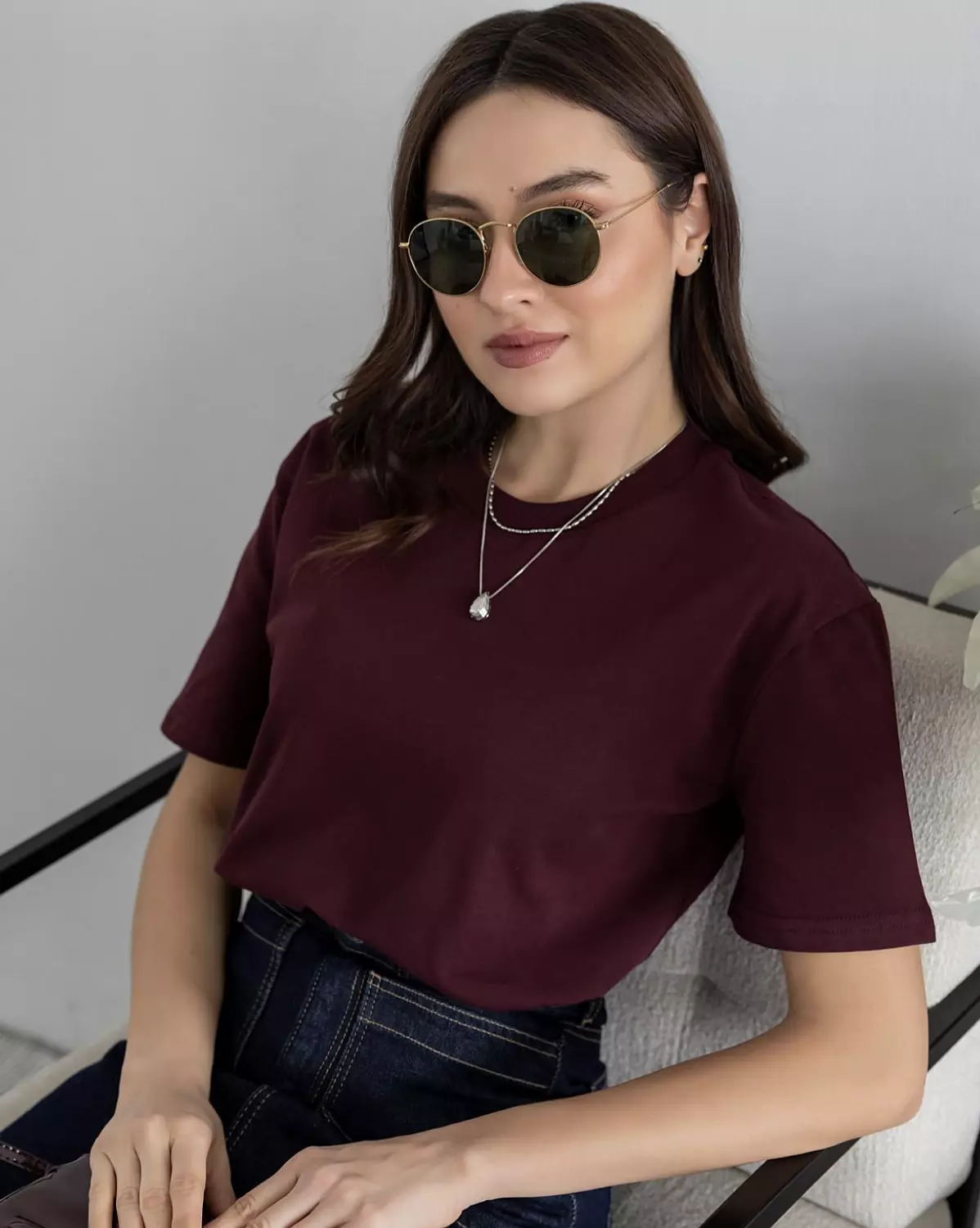 Round Neck Shirt hover image