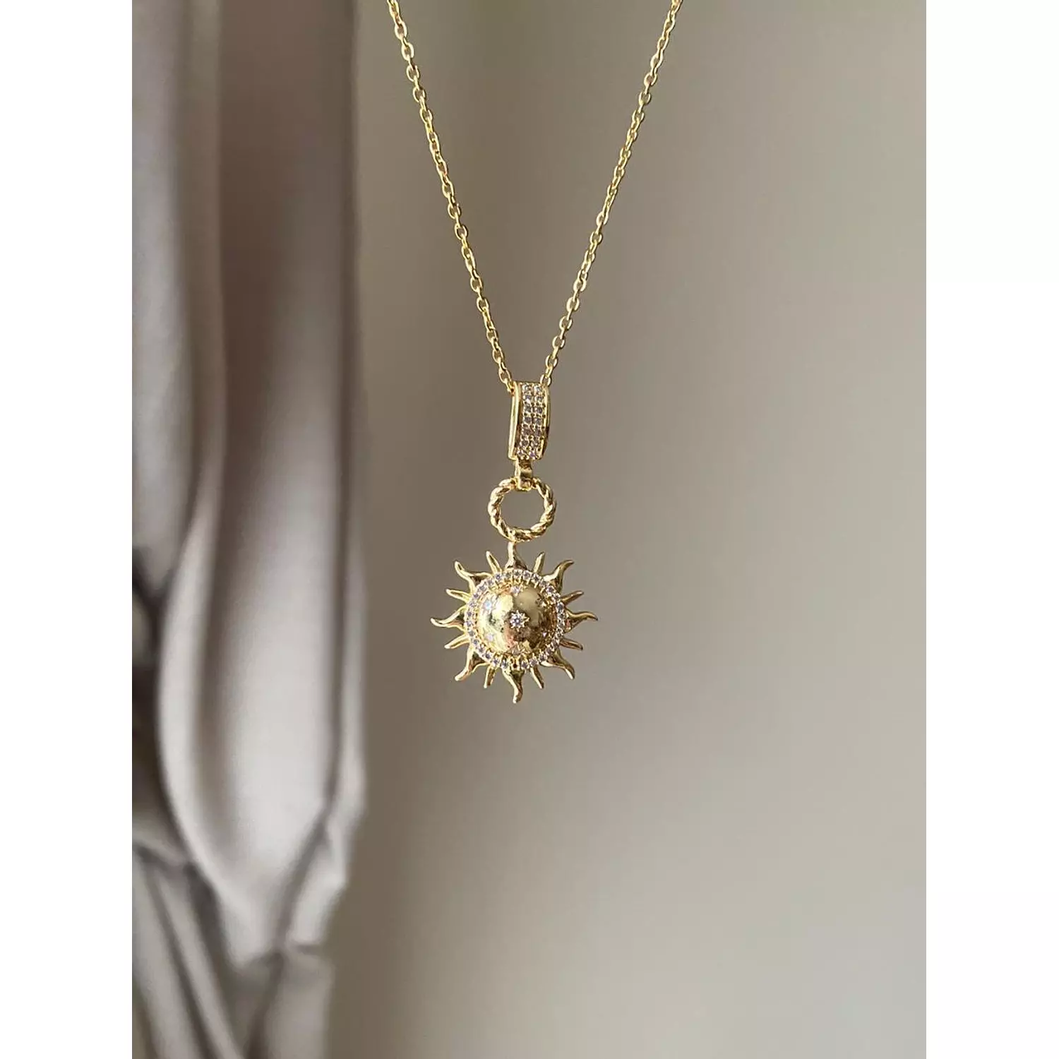 sun necklace  image