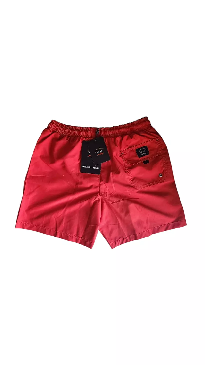 Pauld and shark Swim Shorts with Reflective Logo Print hover image