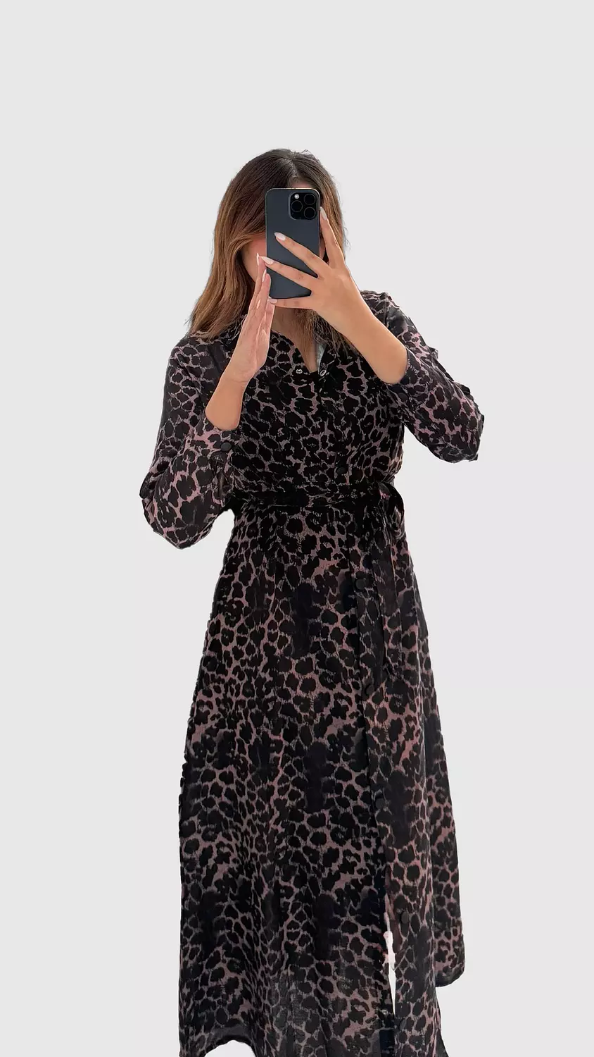 Chiffon Tiger Dress image