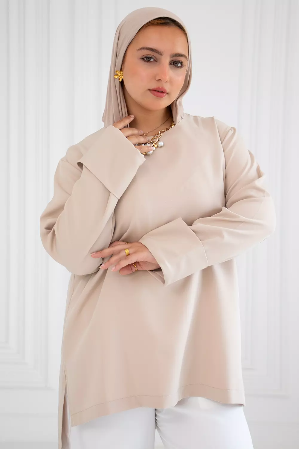 Rosa high and low blouse 4