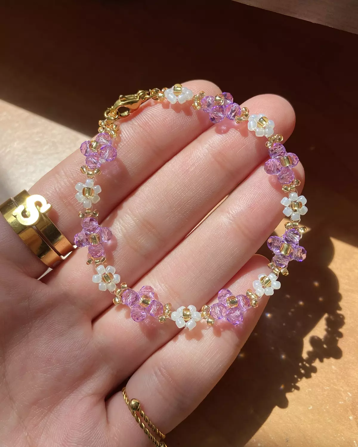 Rapunzel inspired bracelet💜👑 4