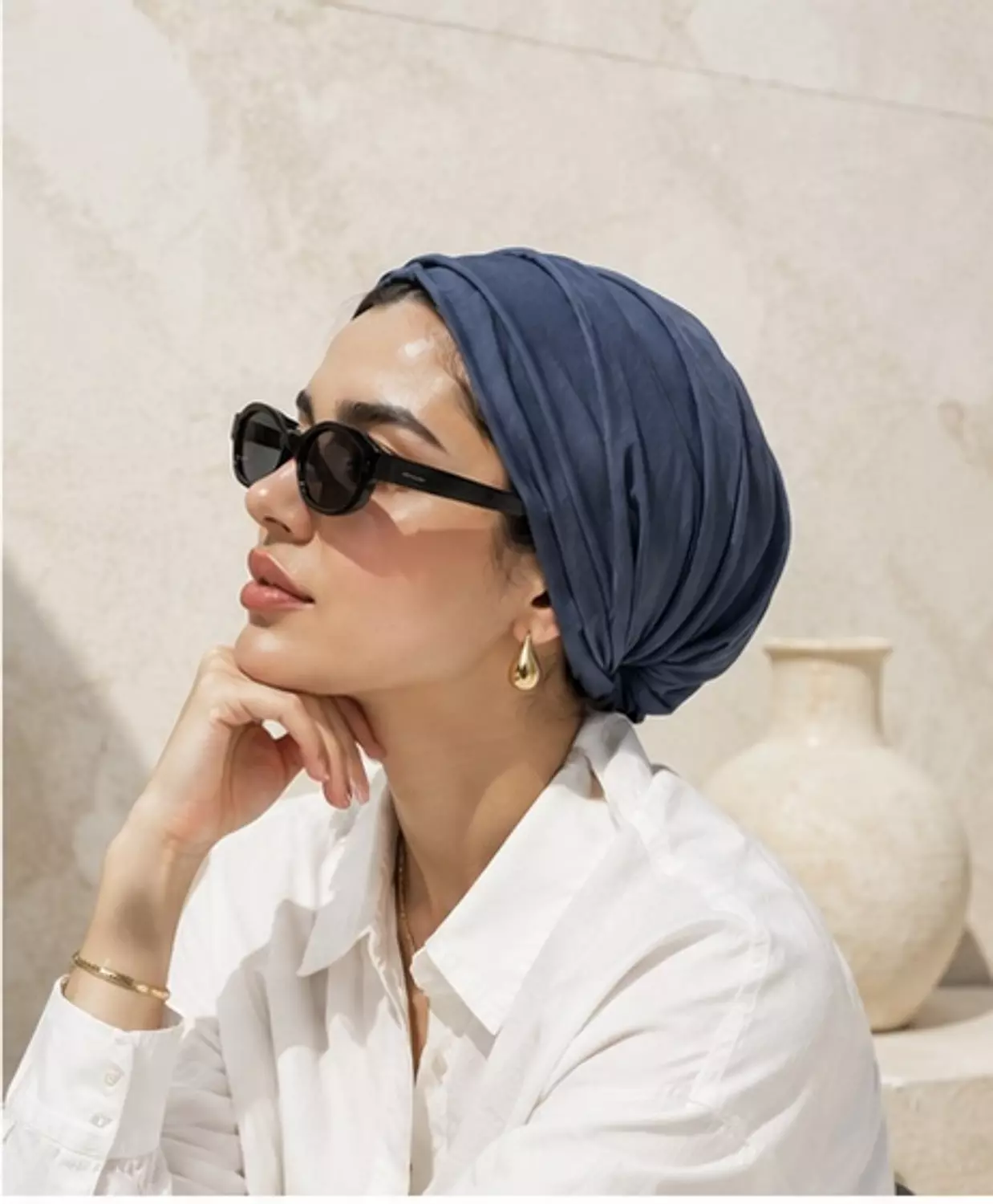 The Blue-grey turban 1