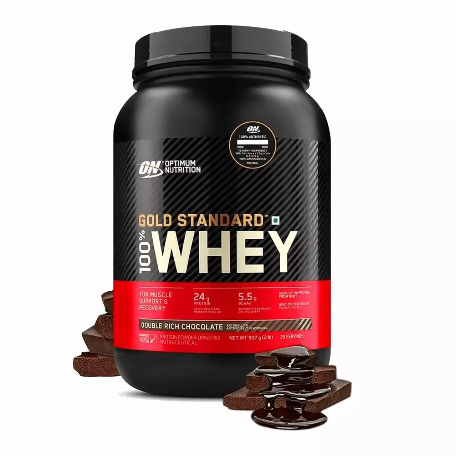 Optimum Nutrition Gold Standard 100% Whey Protein –1kg (29 Servings) image