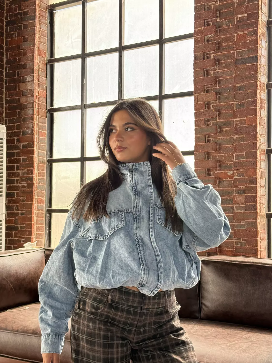 Apex High-Neck Denim 4