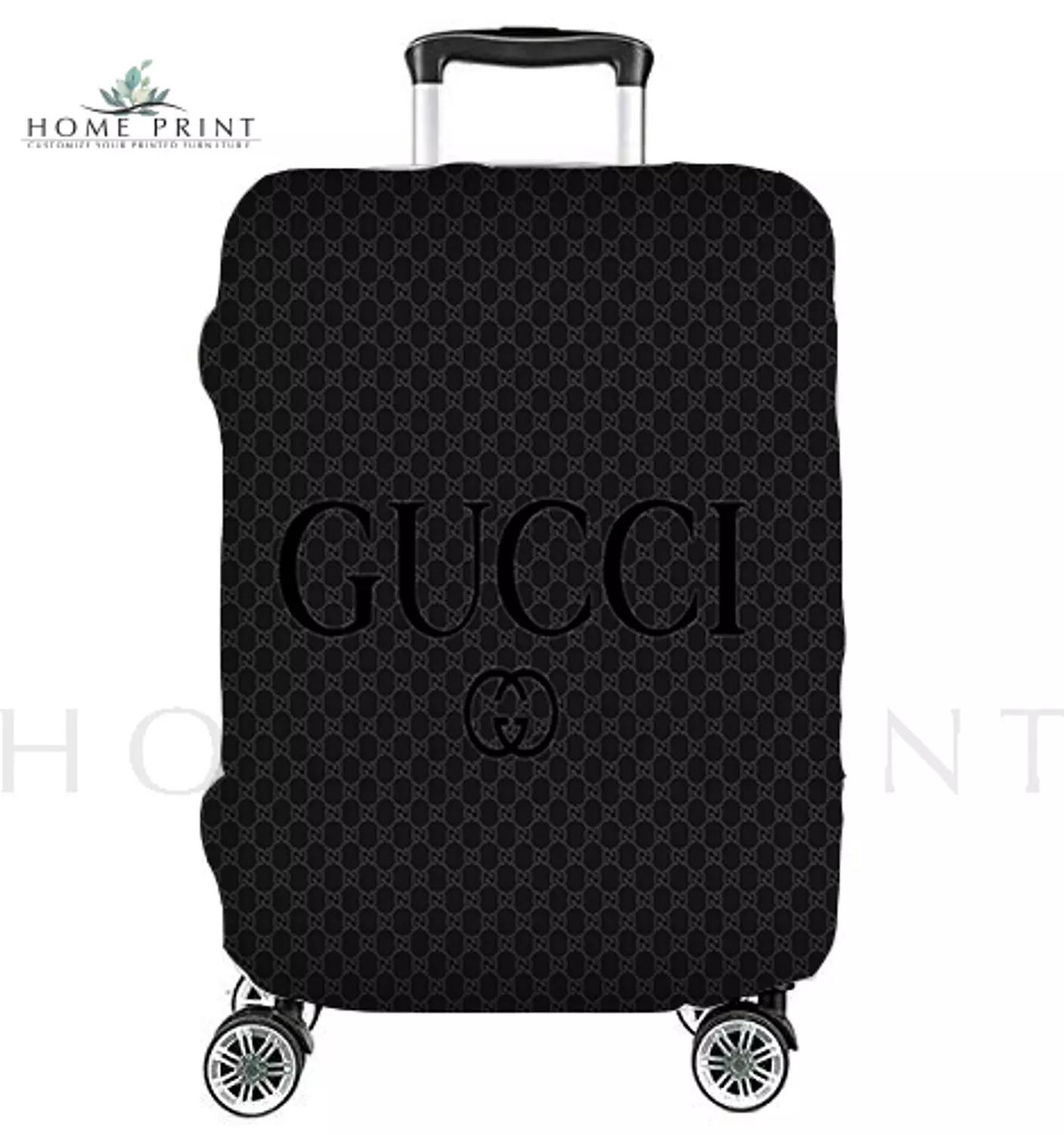 Suitcase Lycra Cover - Gucci logo  