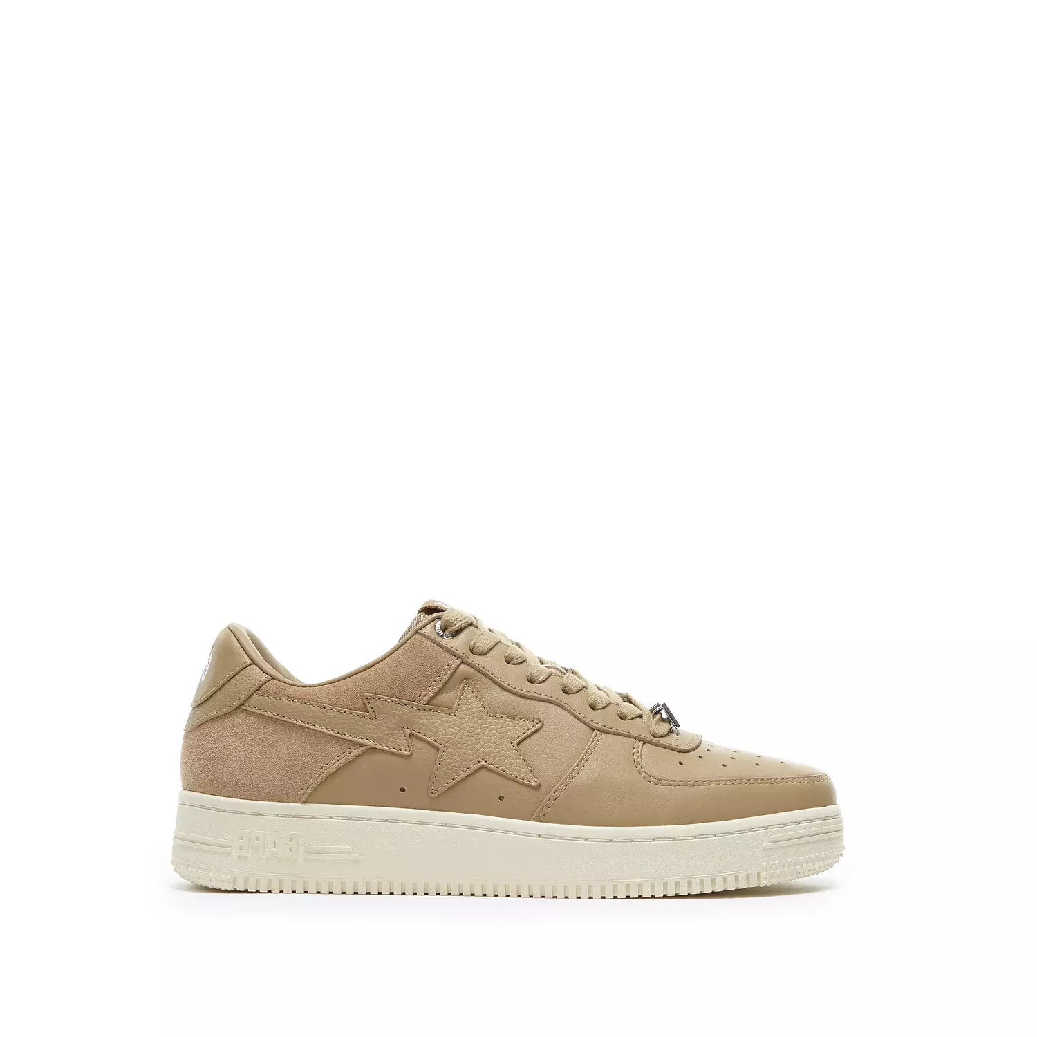 A Bathing Ape Bape Sta Low 'Suede Heel - Beige'. image