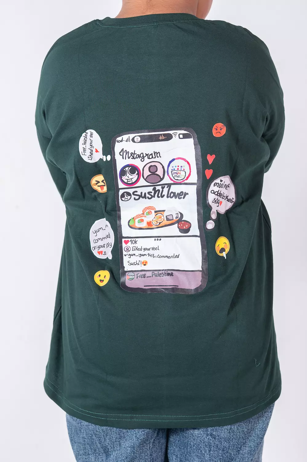 Social media oversized tshirt  5