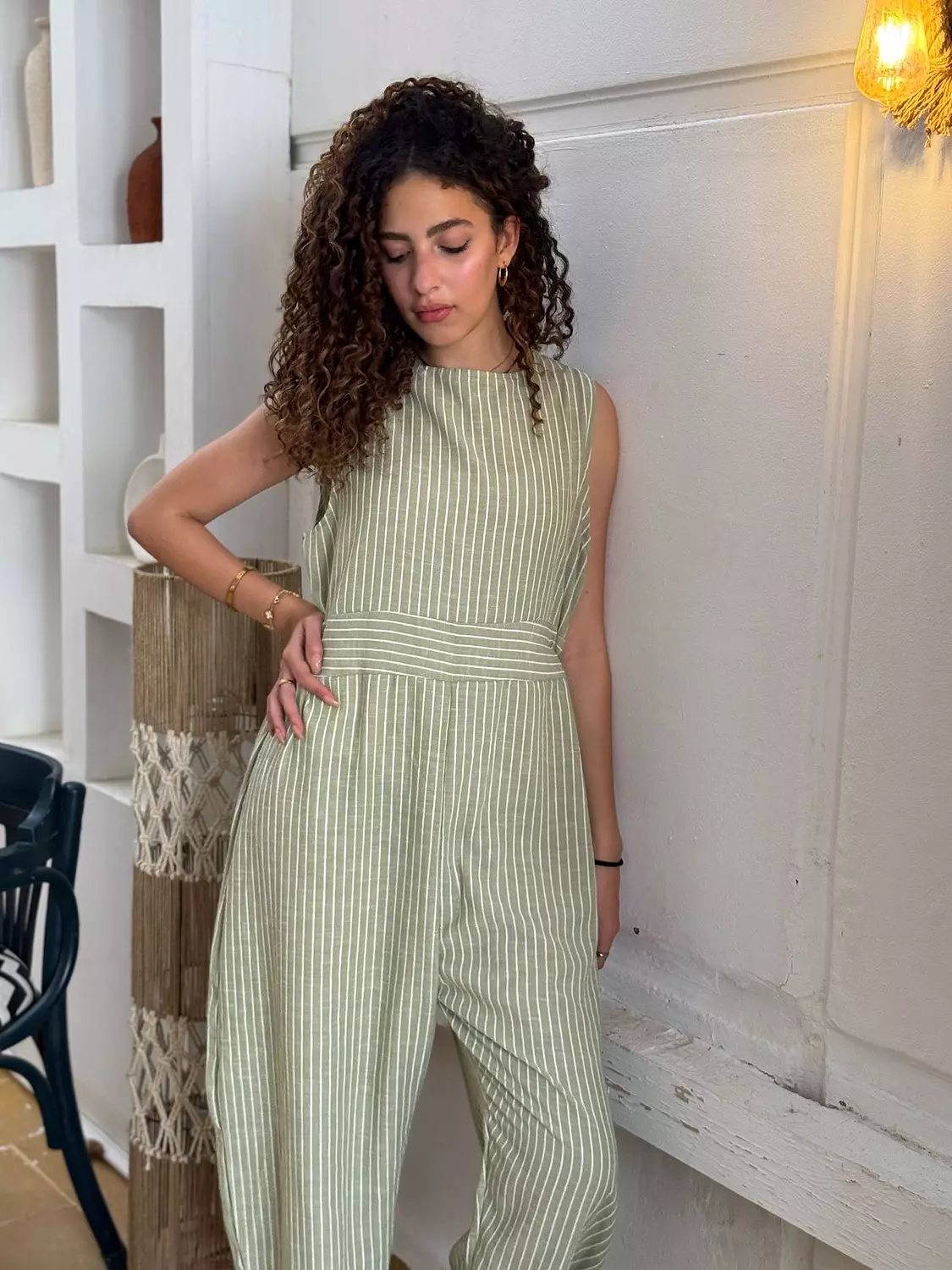 Striped Jumpsuit  4