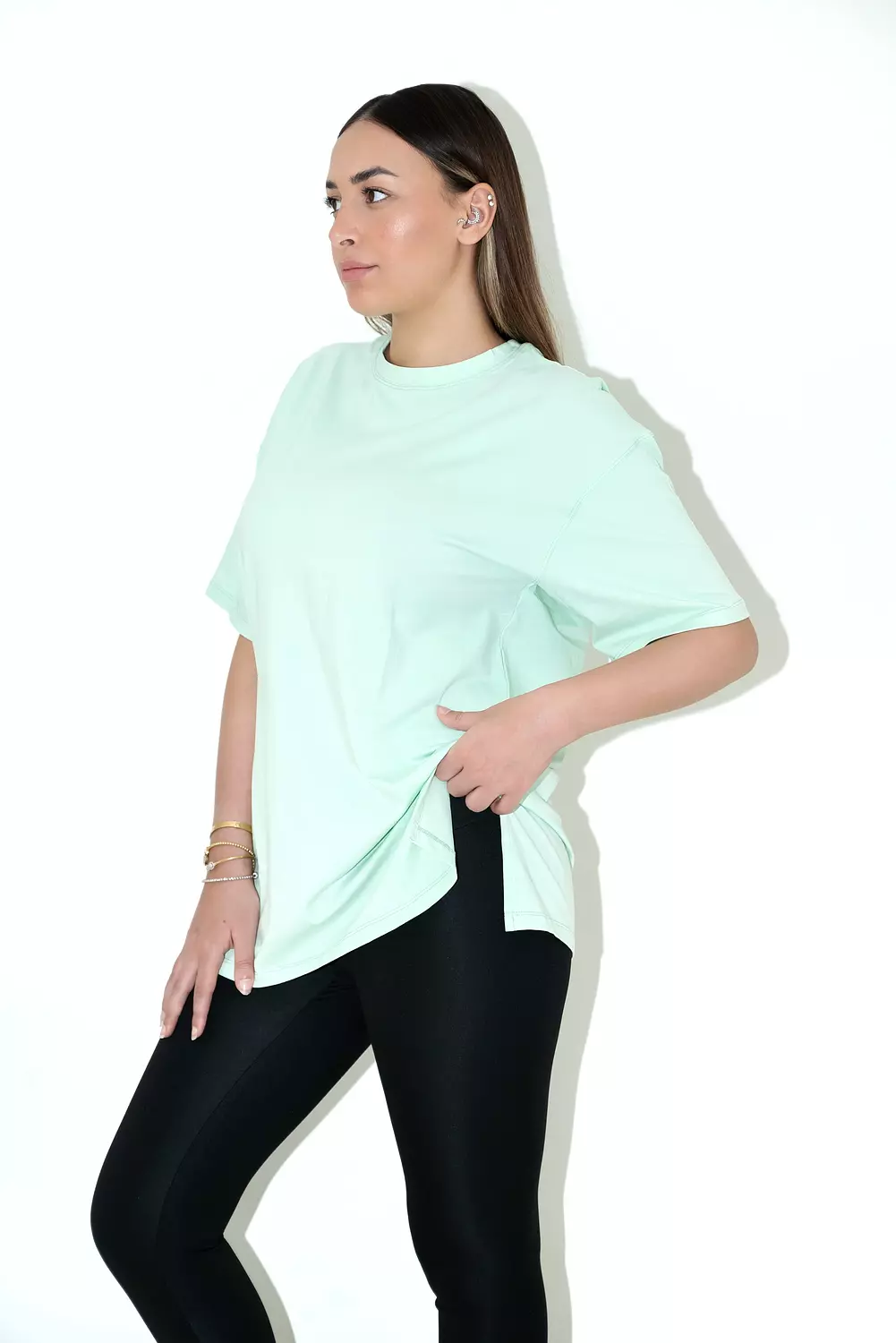 AirPulse Tee – a breathable, lightweight performance t-shirt made for cardio or intense workouts ( mint green ) image