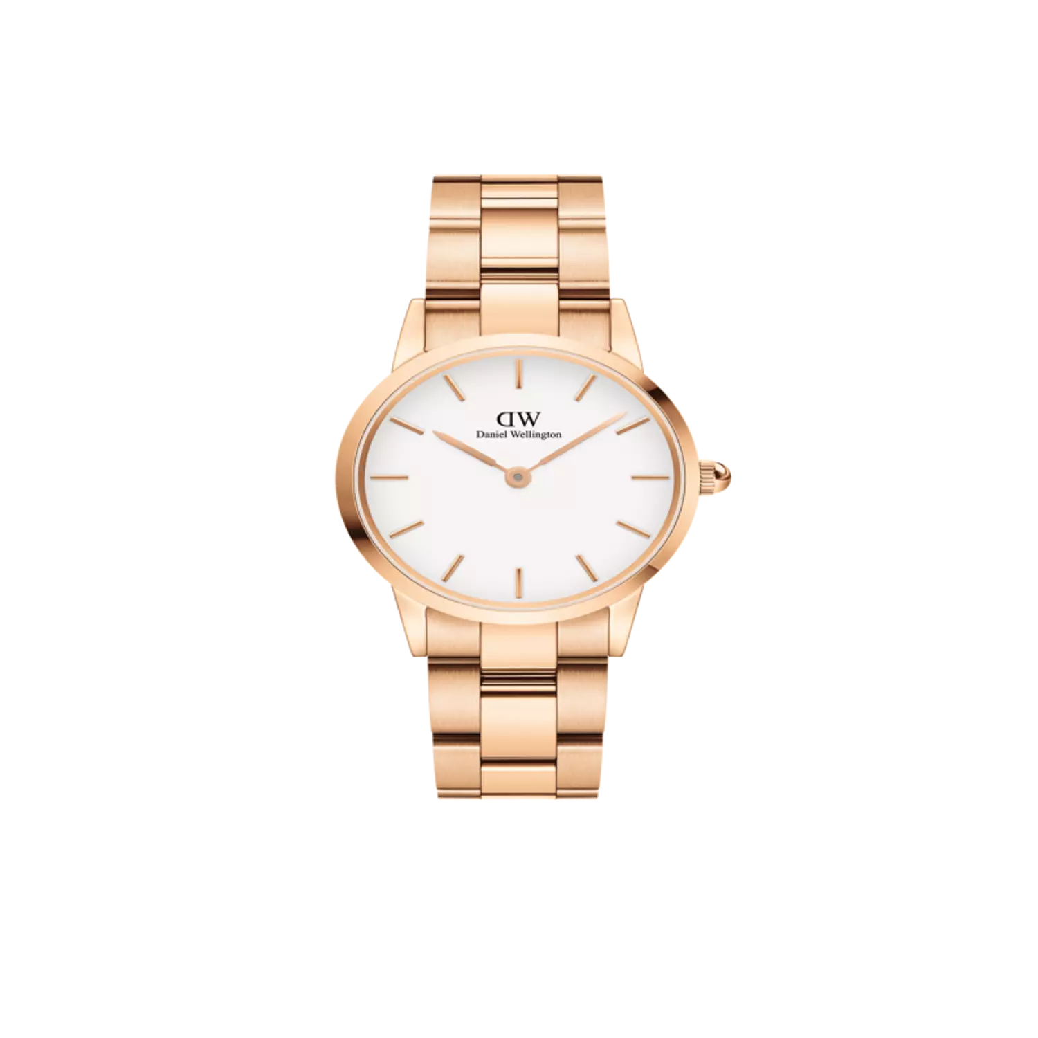 Daniel Wellington - Iconic Link Rose Gold 32mm White Dial - For Ladies 