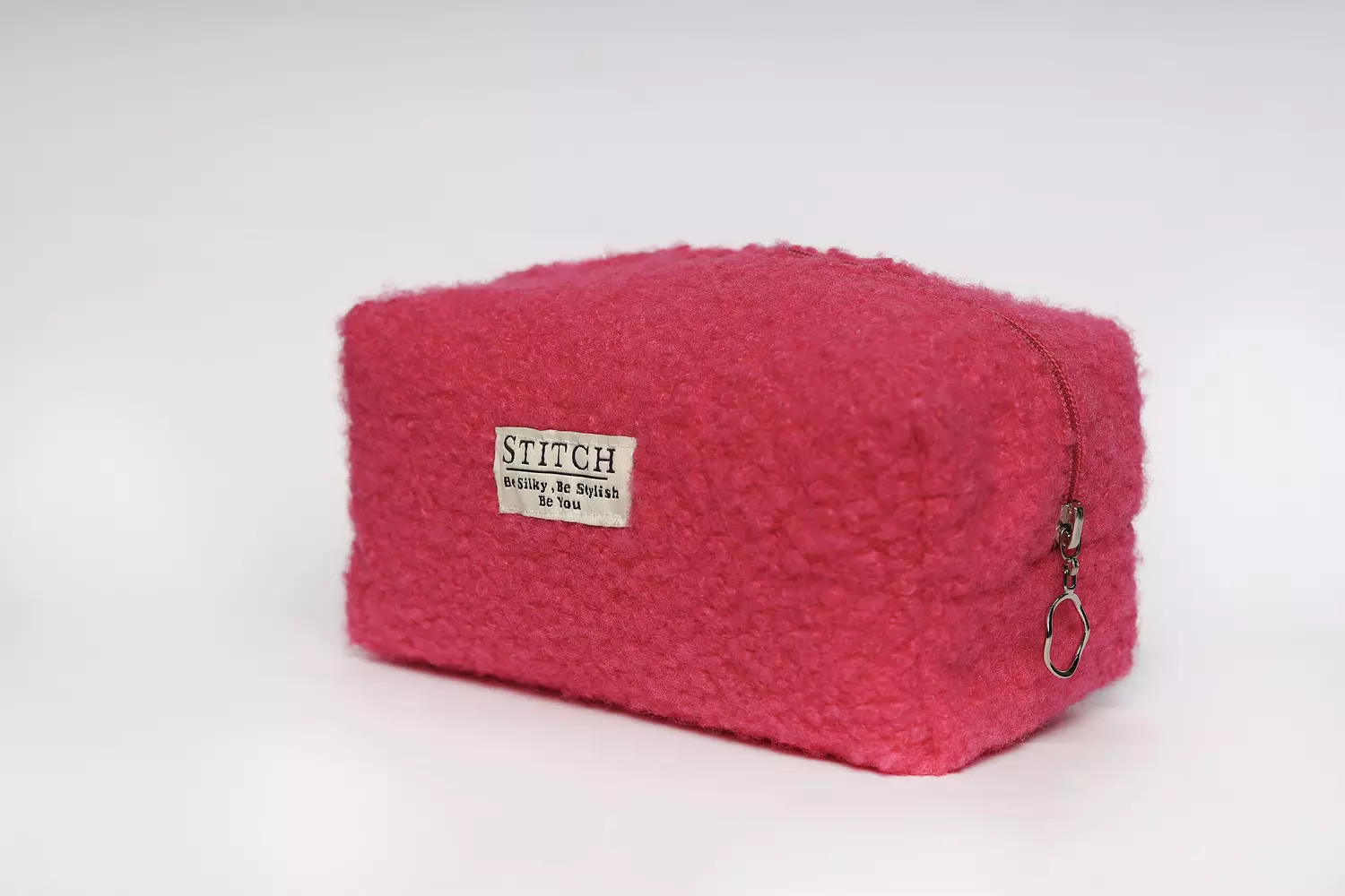 Hot Pink Makeup bag hover image