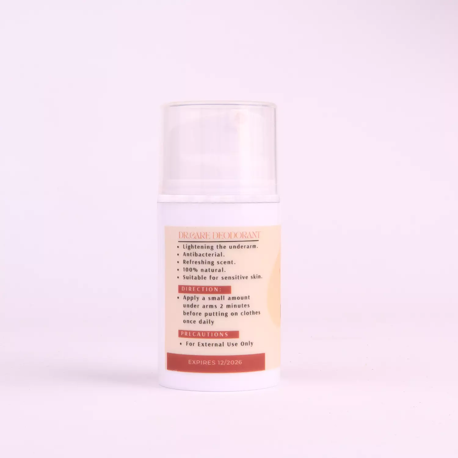 NATURAL DEODORANT Offer 50% 2