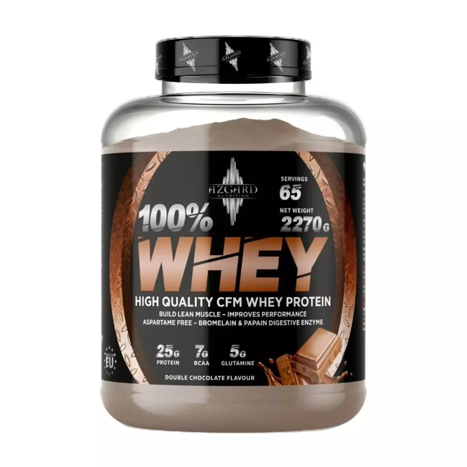 Azgard Nutrition, 100% Whey High Quality Protein, 2.2KG, 65 Servings image