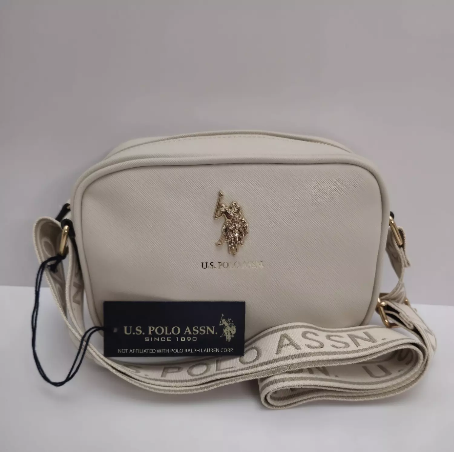 U.S.POLO ASSN Crossbody bag off white  image