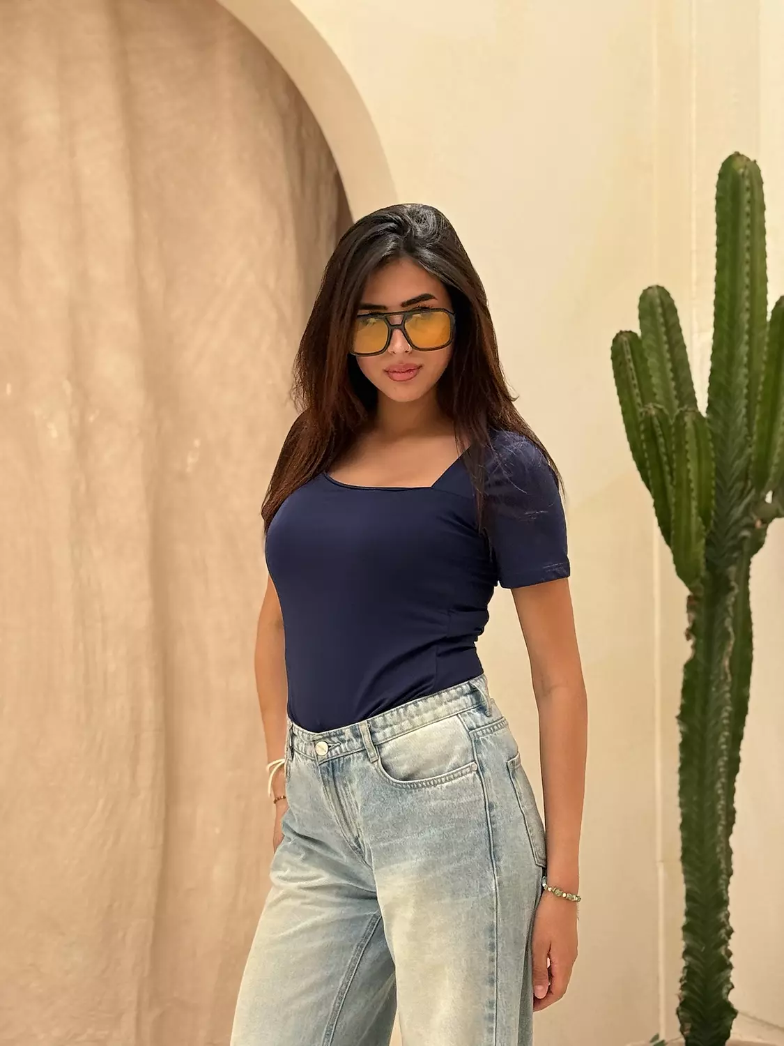 054 Half Sleeve (Square Round Neck) hover image