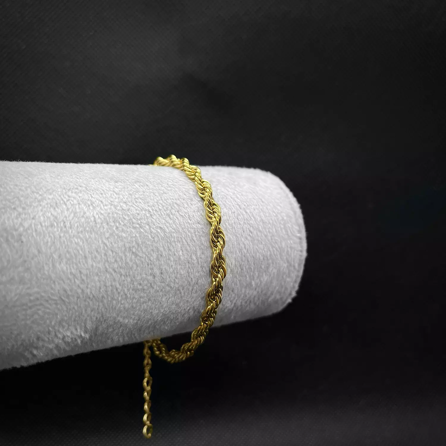 Gold Rope Chain Bracelet image