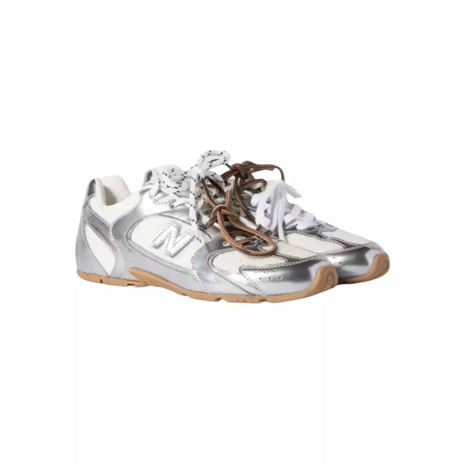 NEW BALANCE 530 X MIU MIU METALLIC SILVER 1