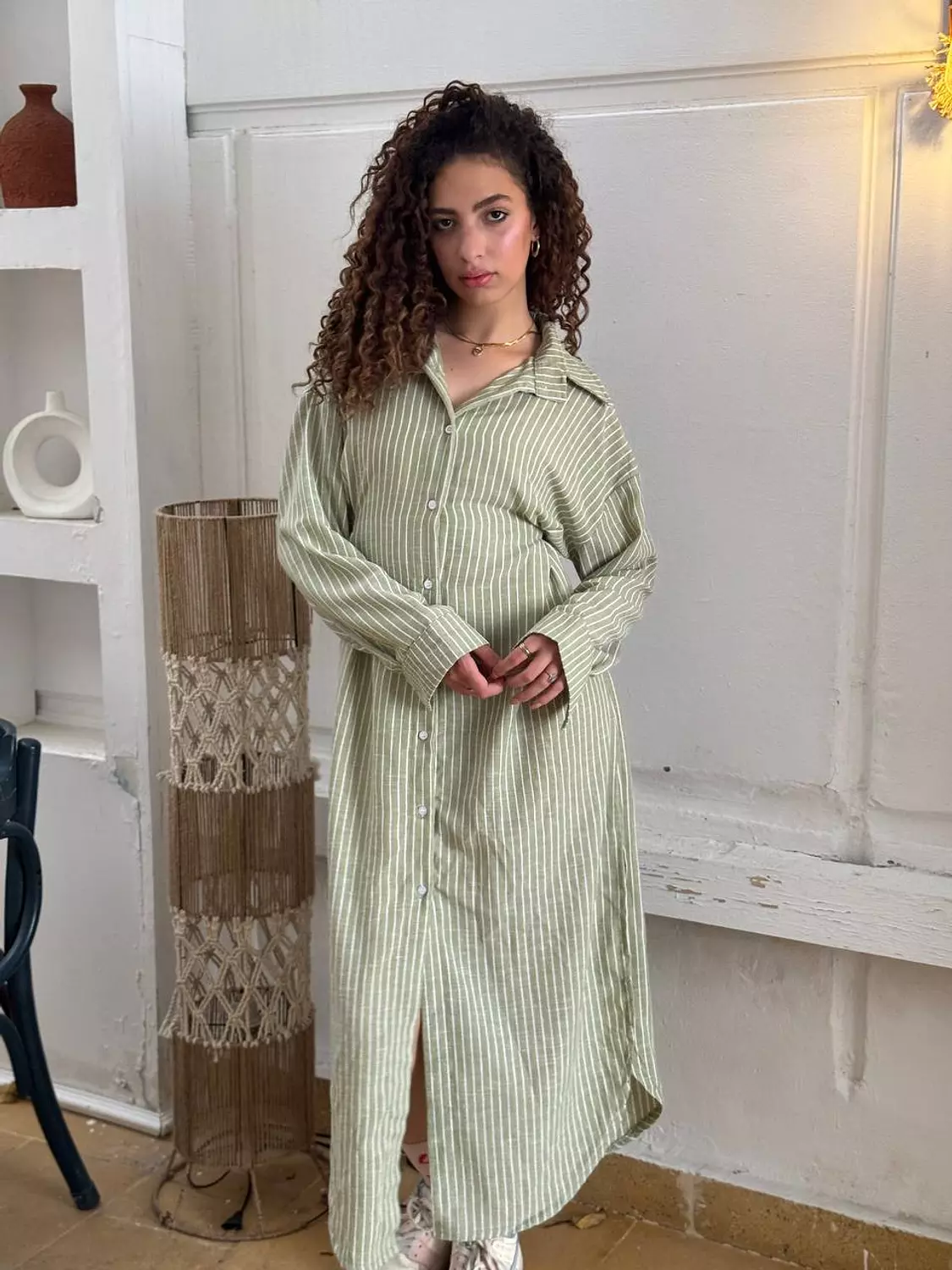 Long Striped Dress  10