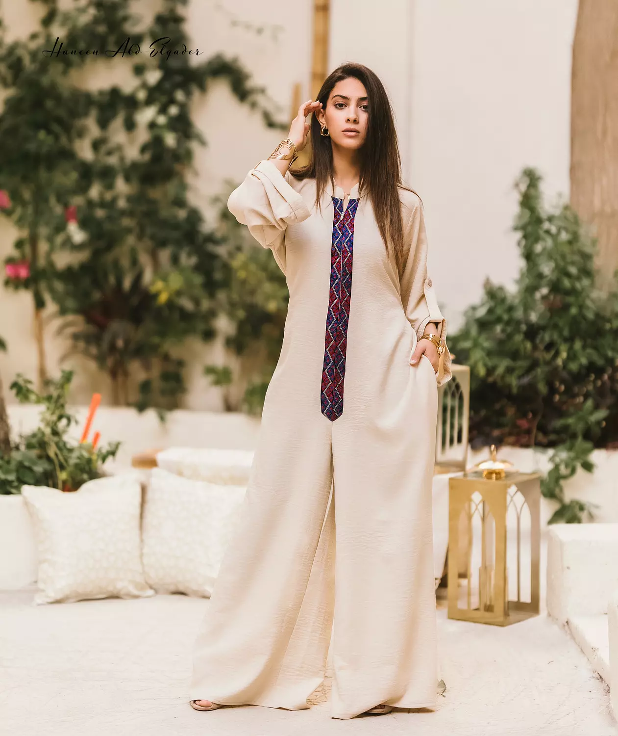 Linen jumpsuit.  1