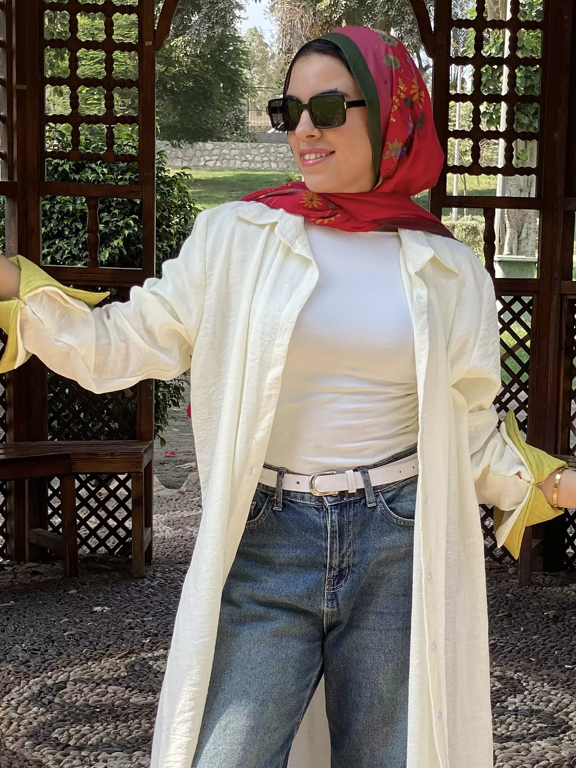 Flowy Shirt Off White  4