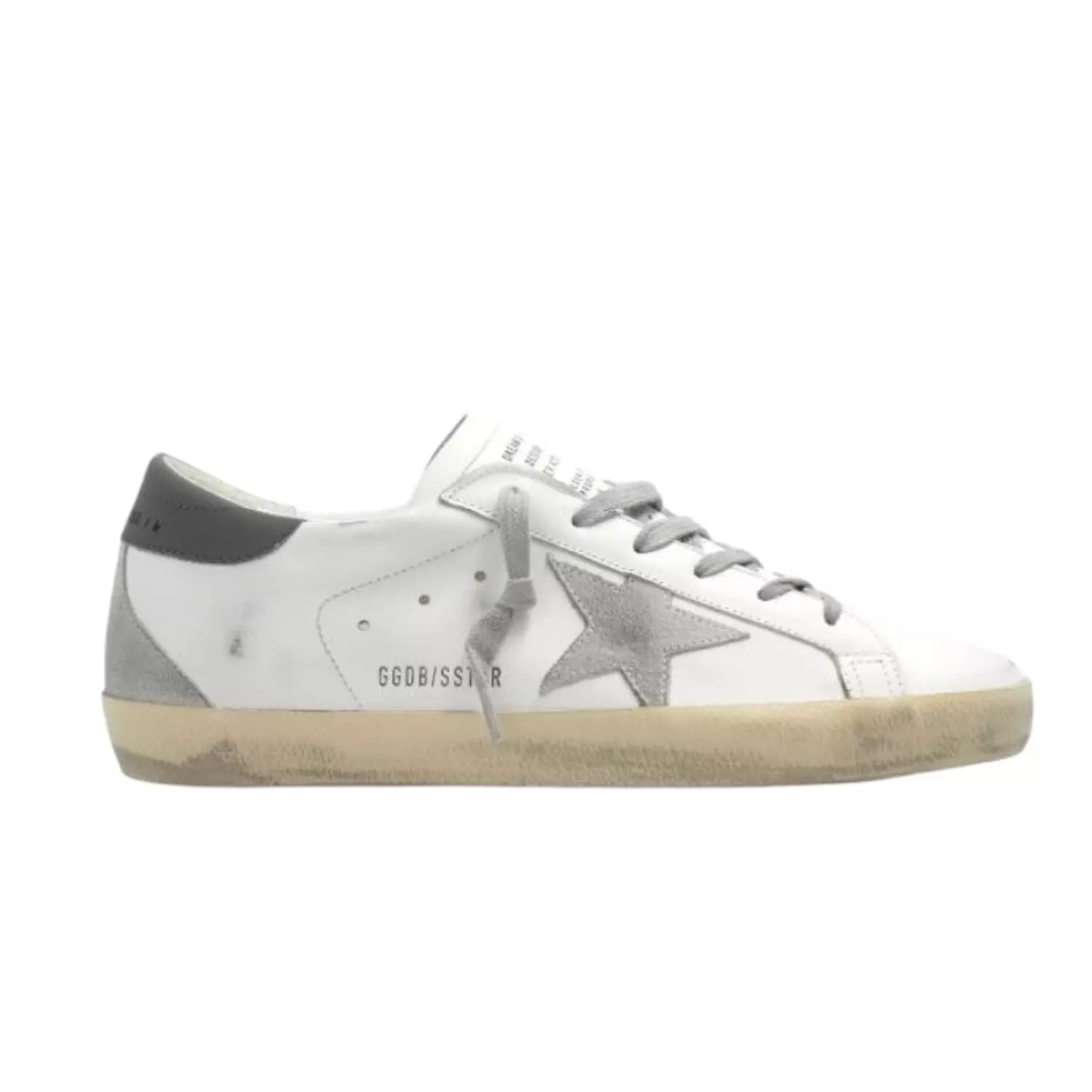 Golden Goose Superstar White/Grey image