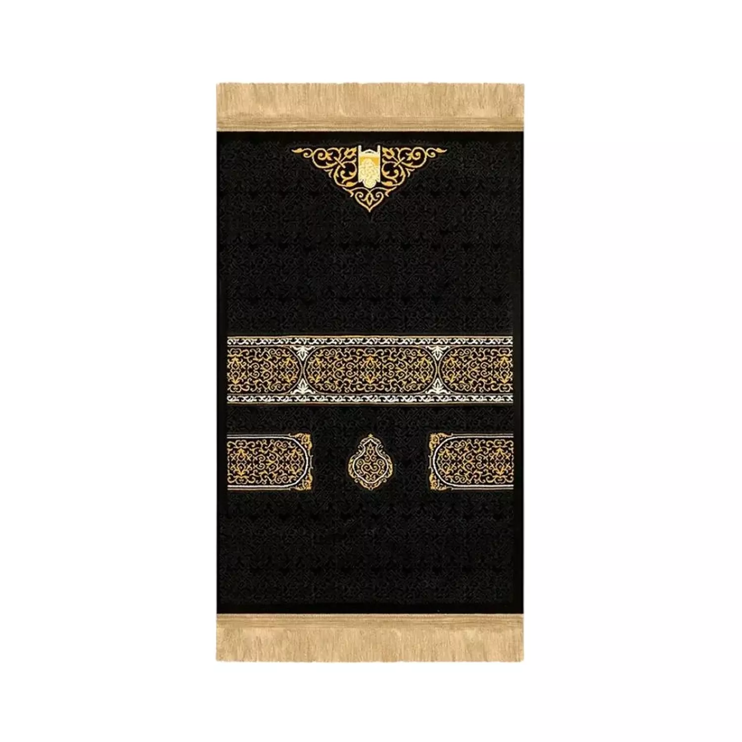  Memory Foam Medical Prayer Rug With Kaaba Cover Design image