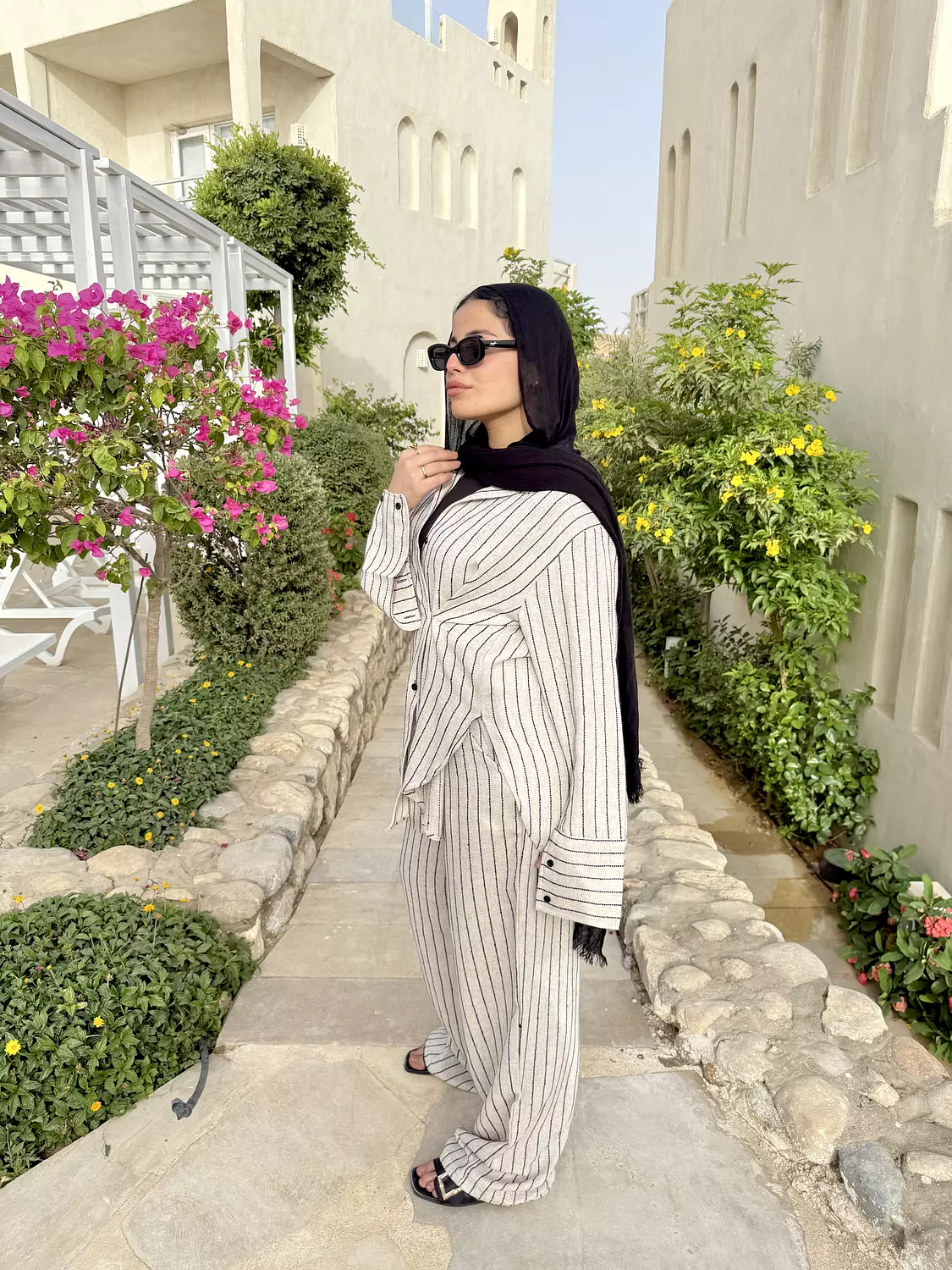 Striped suit 2