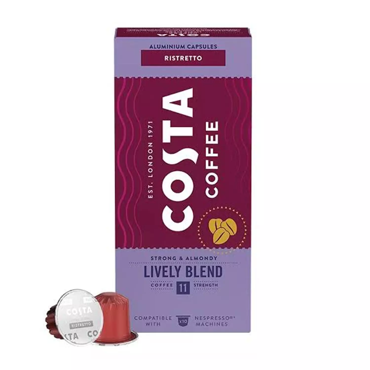 Costa Lively Blend Nespresso Compatible Intensity (11) image