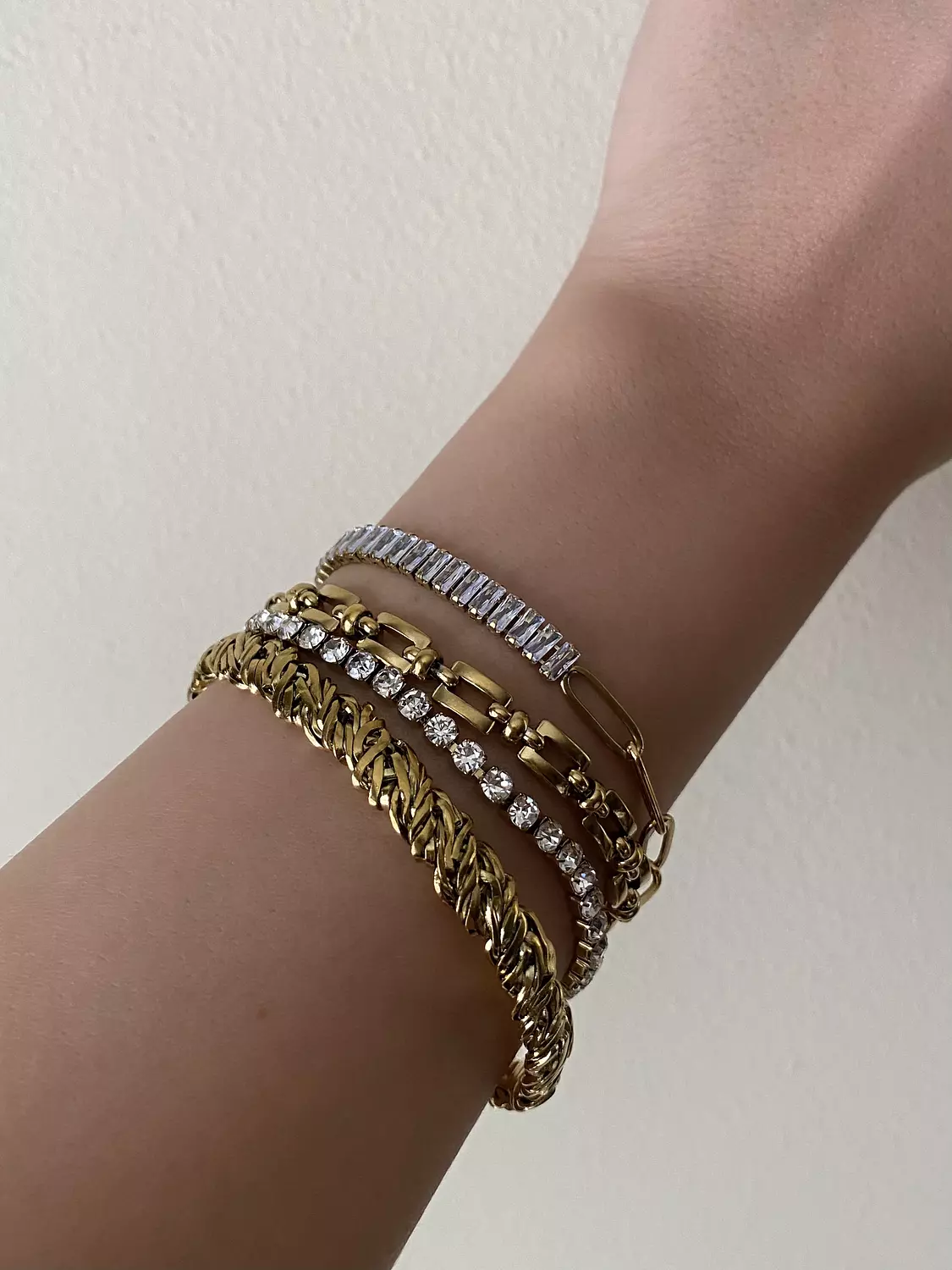 Linked Squares Bracelet 1