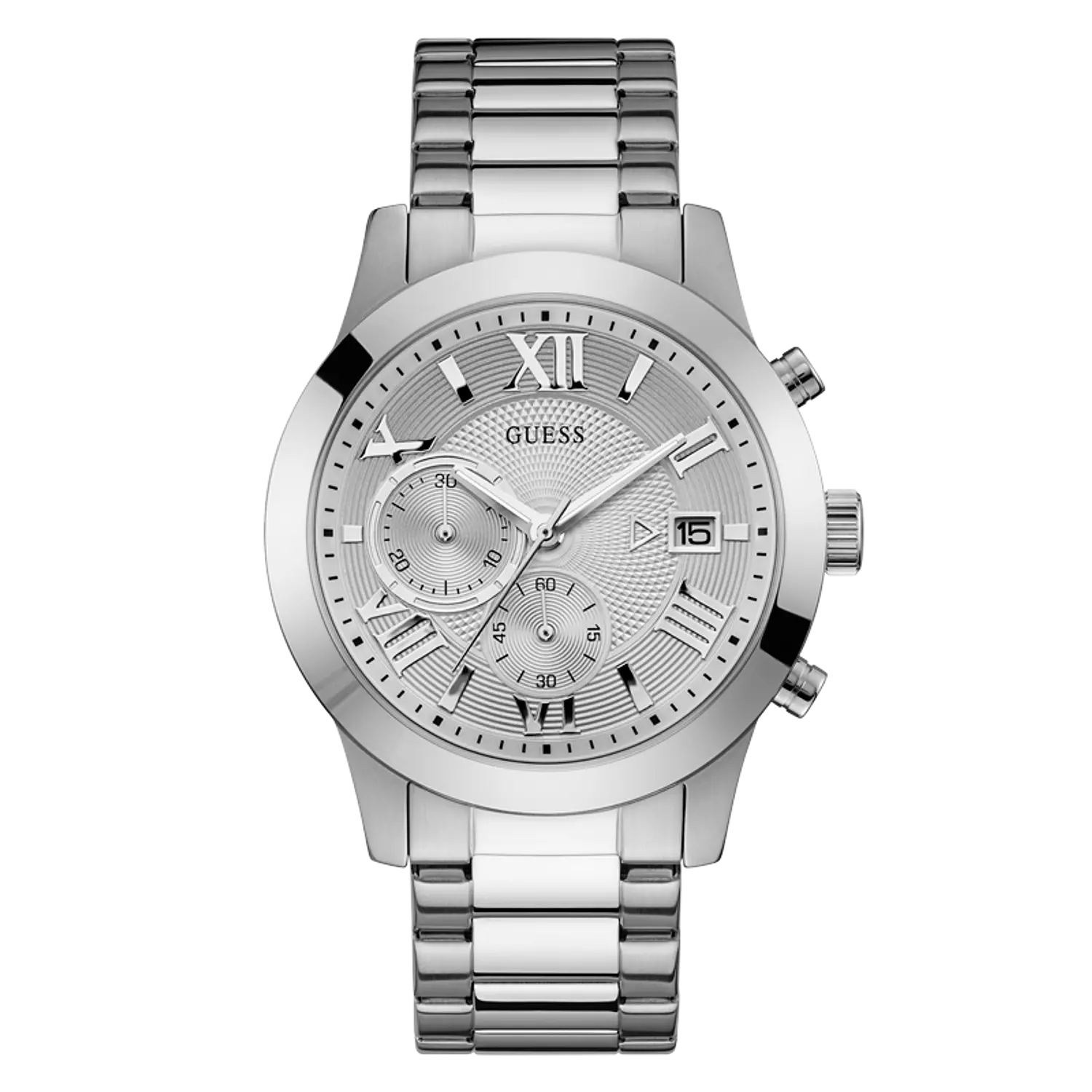 GUESS W0668G7 Men's  Watch Silver Tone Stainless Steel Bracelet image