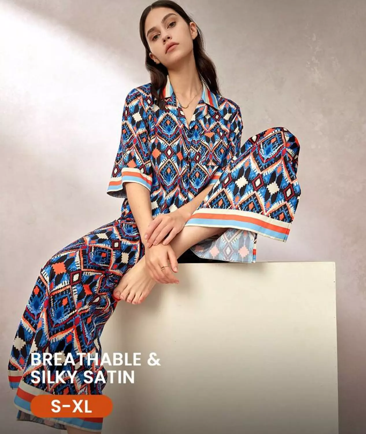 Printed Loose Fit PJ Set image