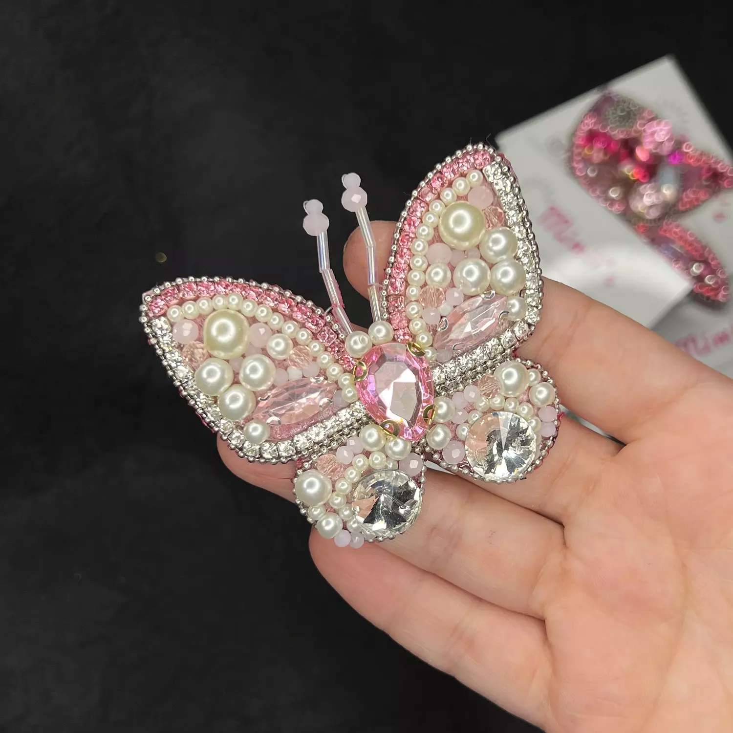 Rose butterfly 🦋 Brooch image