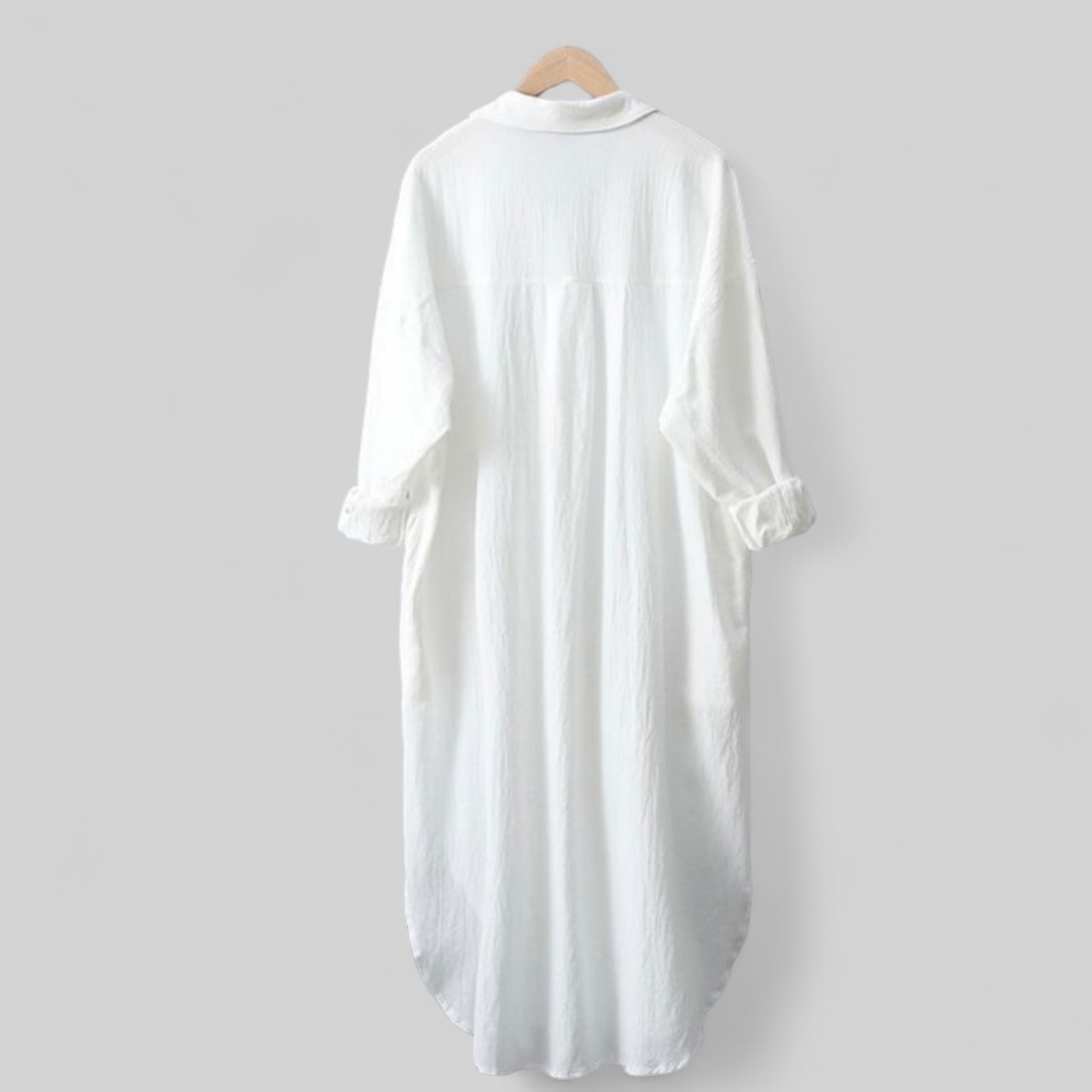Casual long linen shirt 4